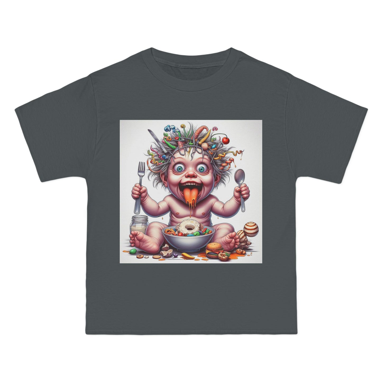 Crazy Baby Graphic T-Shirt — "crazy baby" Retro Design