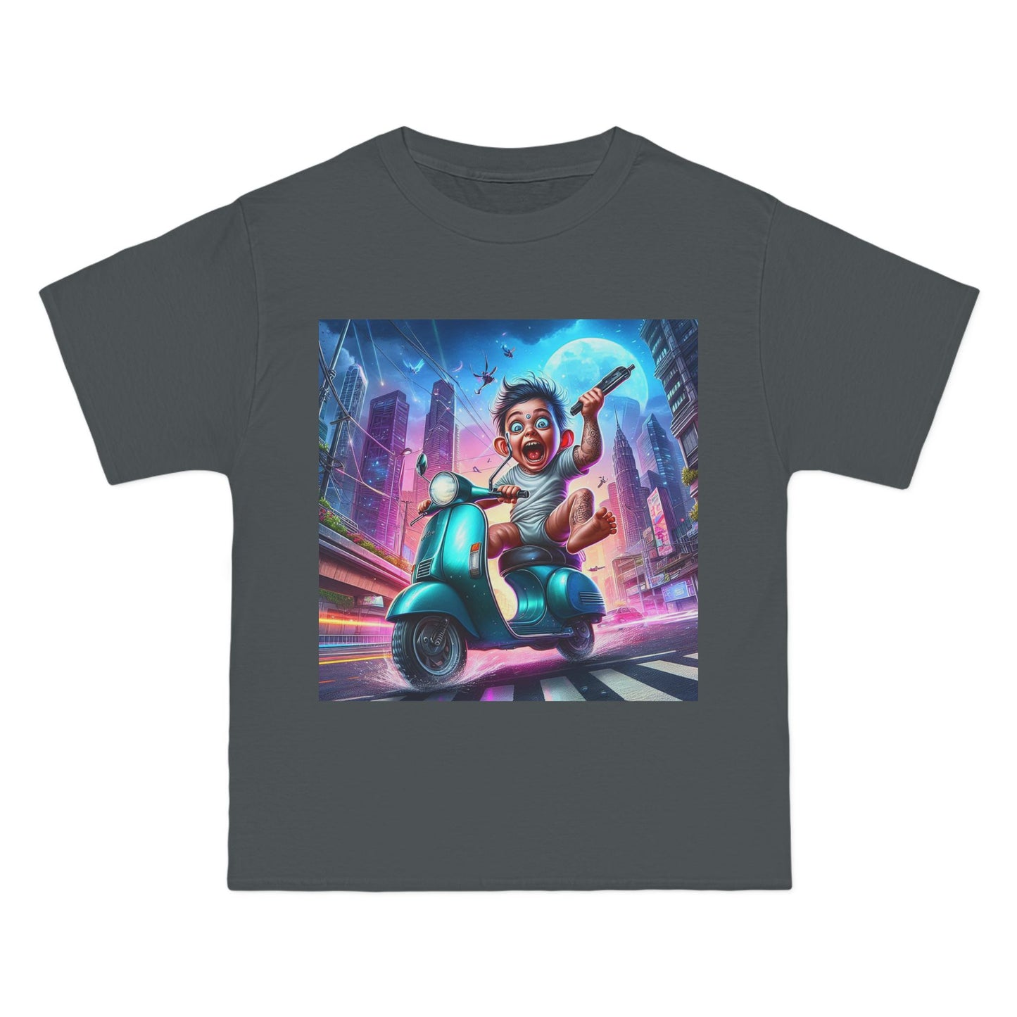 Crazy Baby on a Scooter T-Shirt