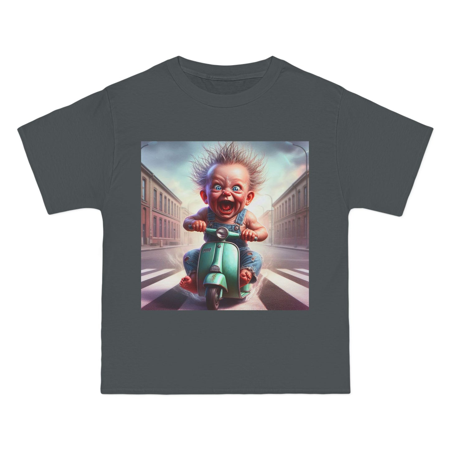 Crazy Baby on a Scooter T-Shirt