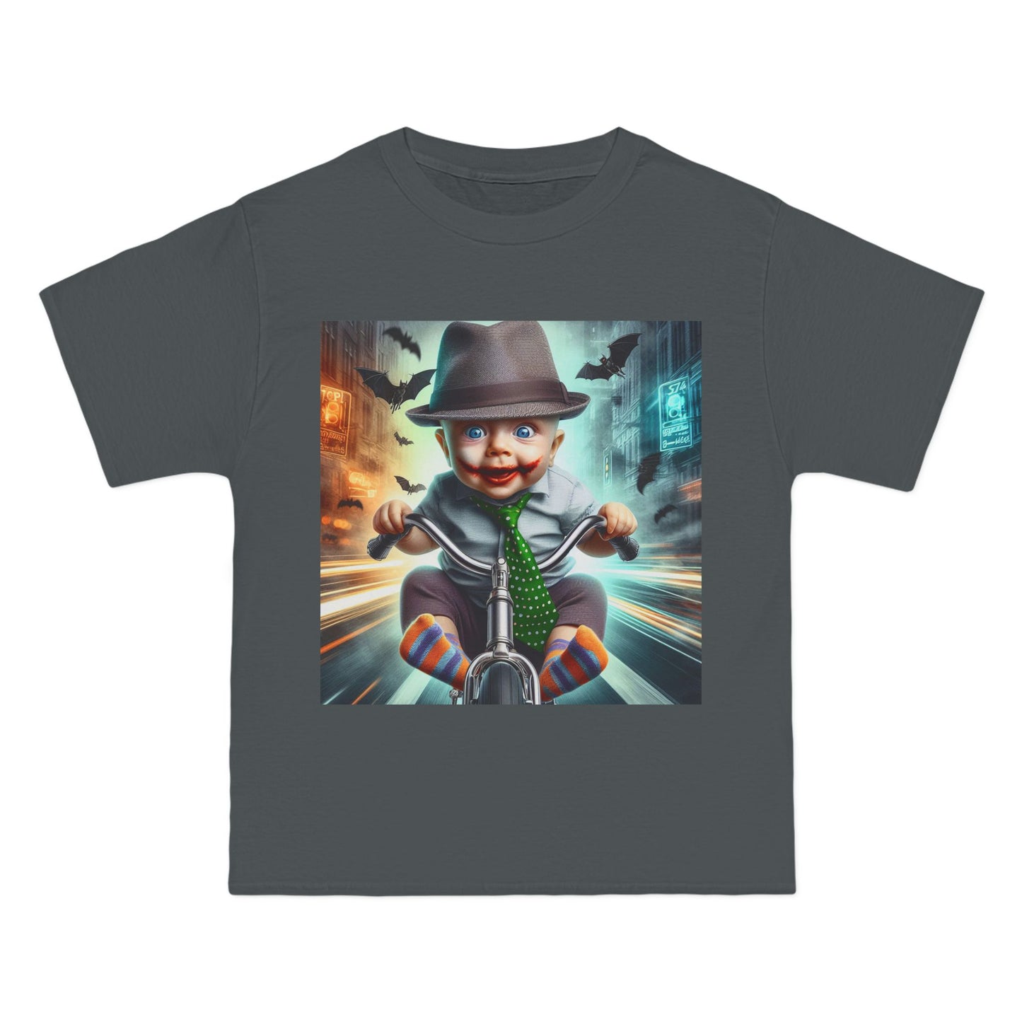 Crazy Baby Riding a Bicycle T-Shirt