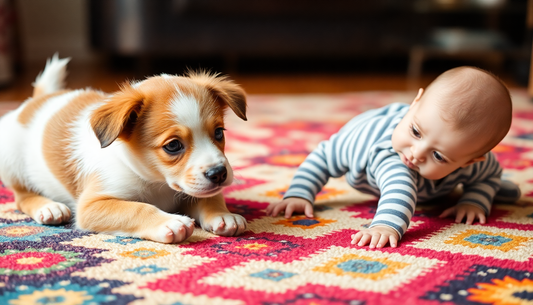Hilarious Baby and Dog Mishaps: The Most Comedic Moments from Parenting and Puppy Playtime