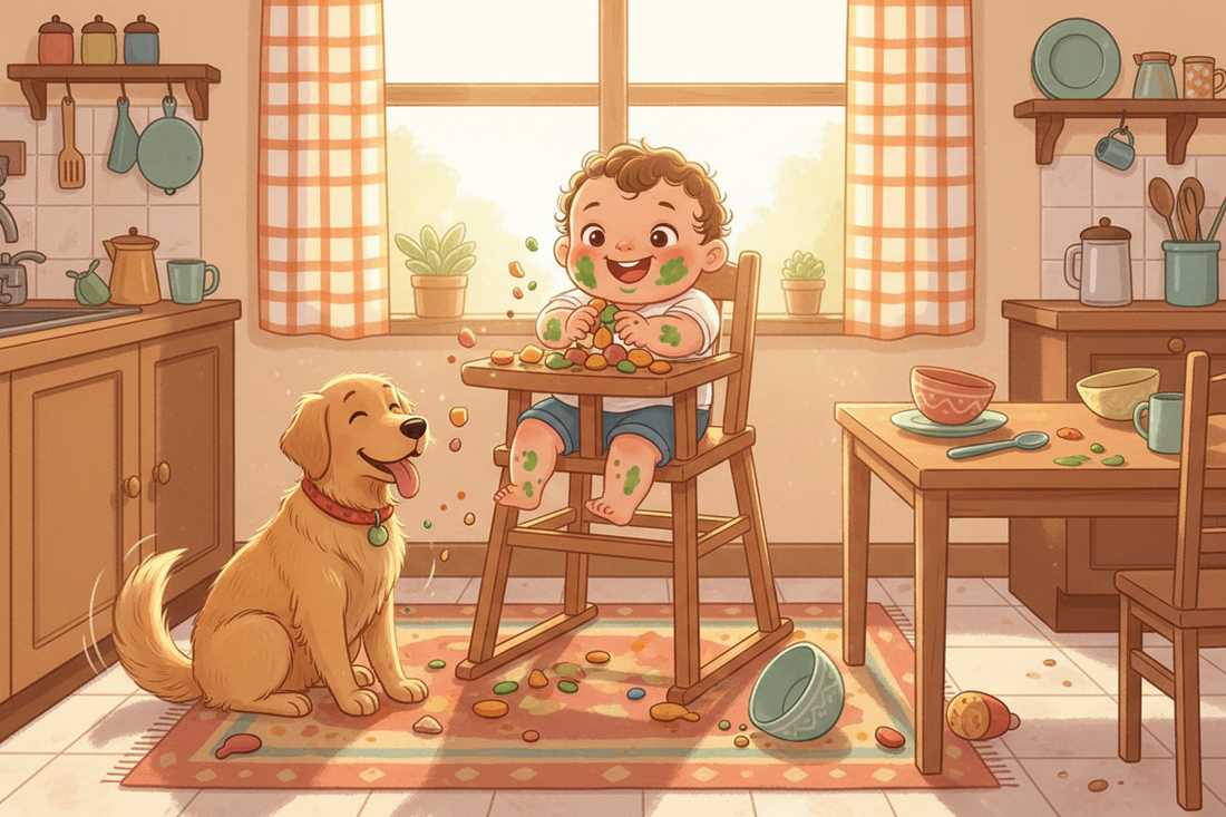 Mealtime Madness With Baby and Dog