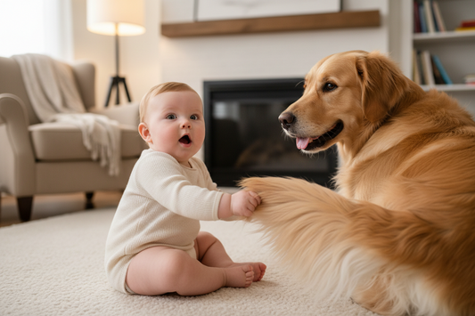 The Baby Grabbed the Dog's Tail — Here's What Happened Next