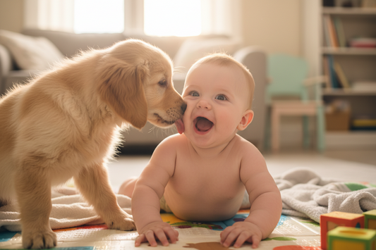 The Funniest Baby and Dog Moments Caught on Camera