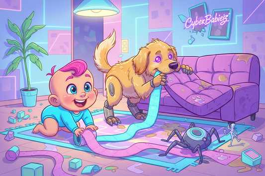 When Baby and Dog Team Up Against the House