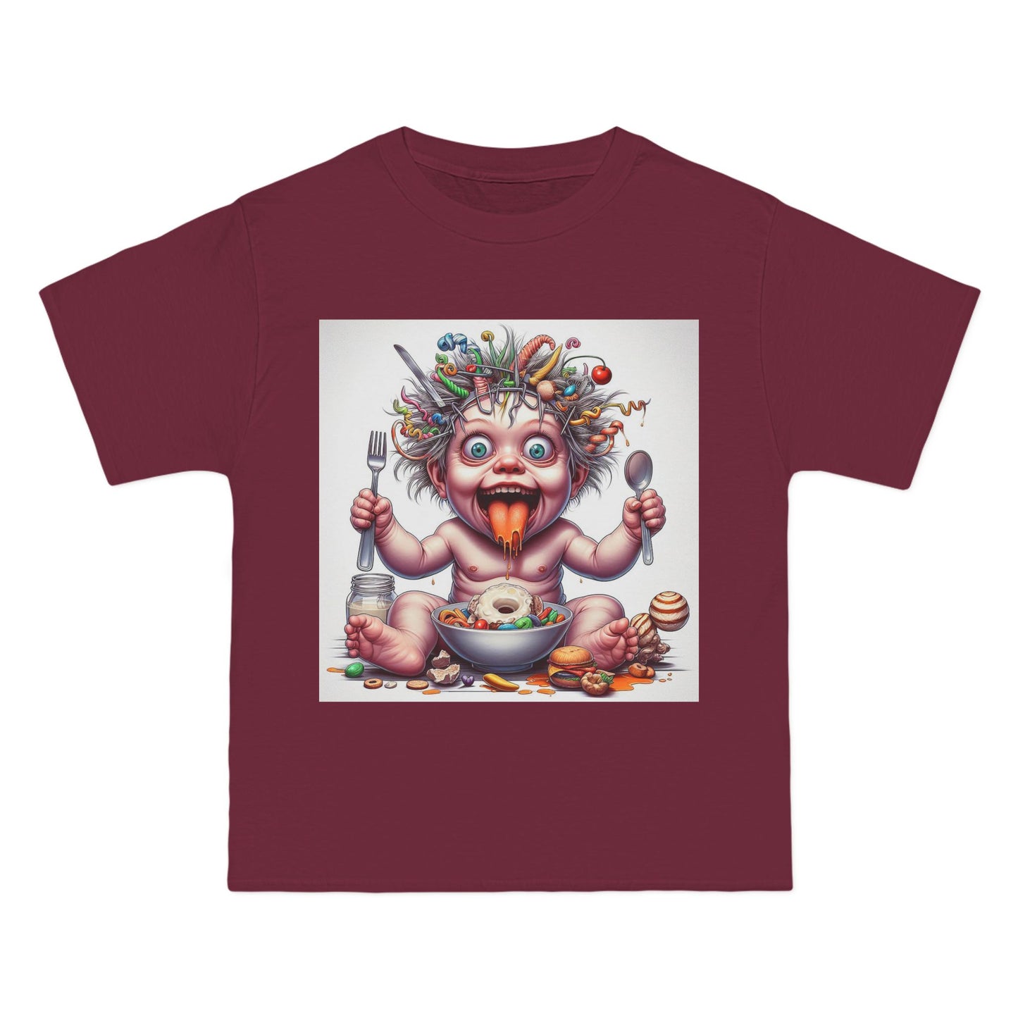 Crazy Baby Graphic T-Shirt — "crazy baby" Retro Design