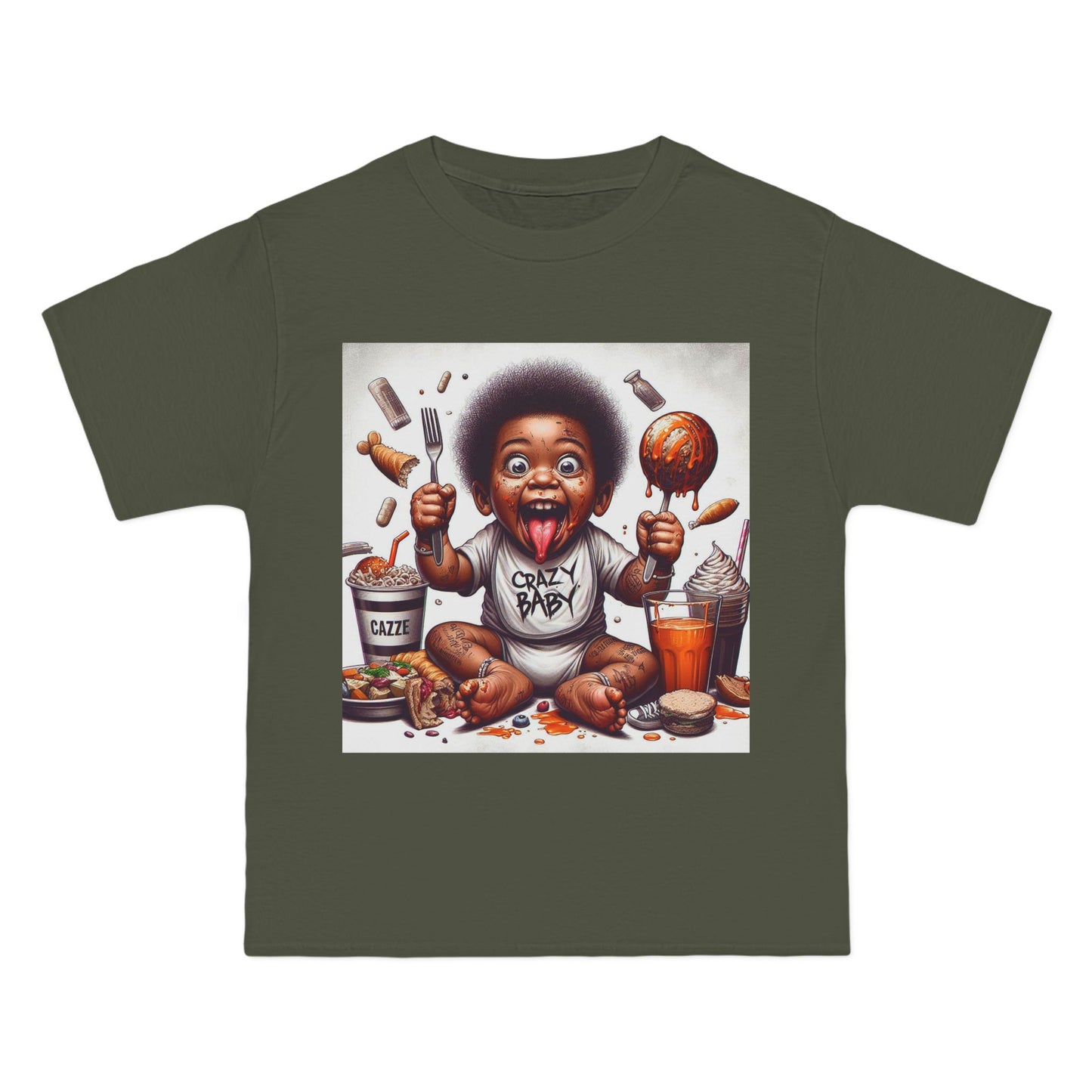 Funny Messy Baby T-Shirt — Cute Infant Spit-Up & Food-Smear Design