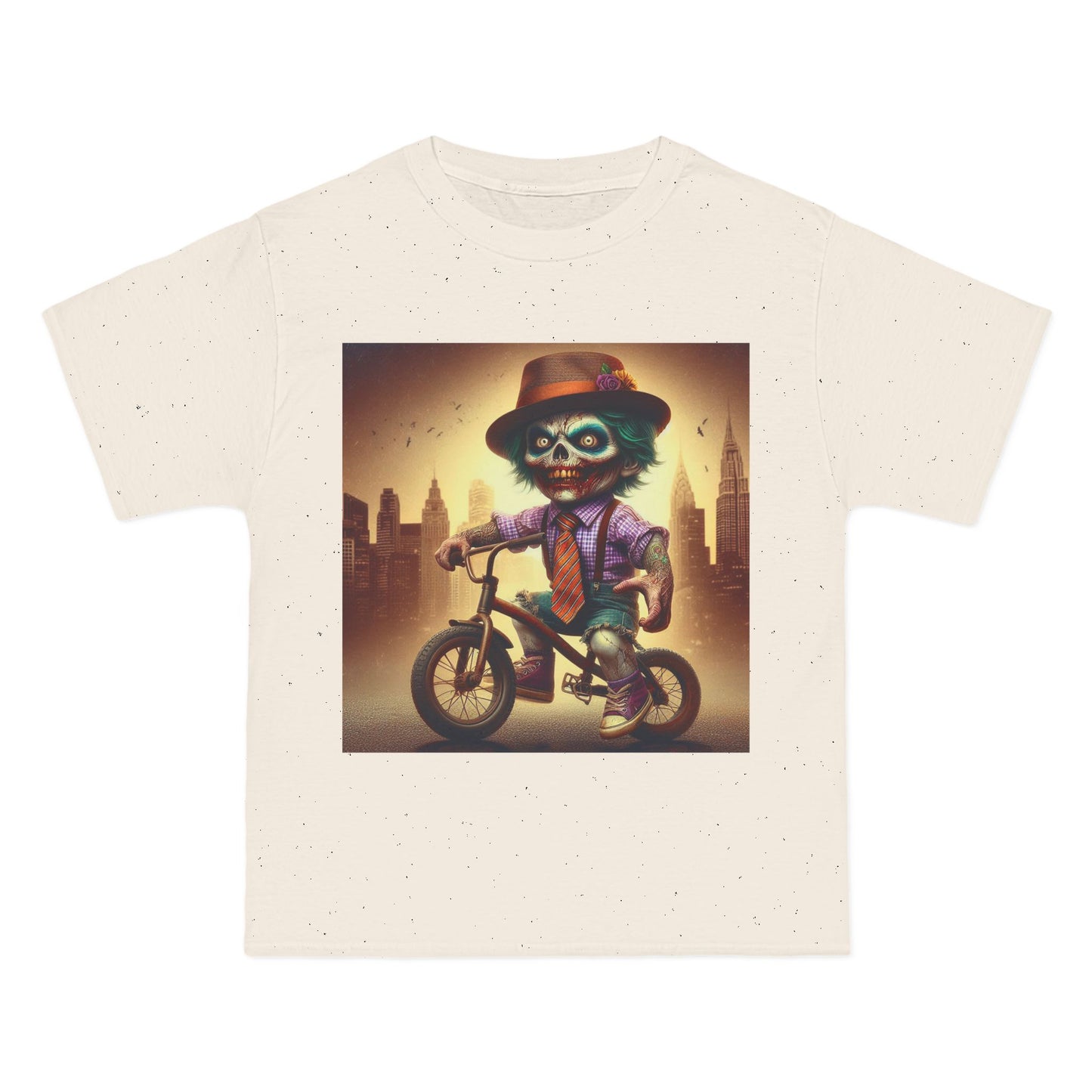 Zombie Bike T-Shirt — Spooky Biker Graphic Tee