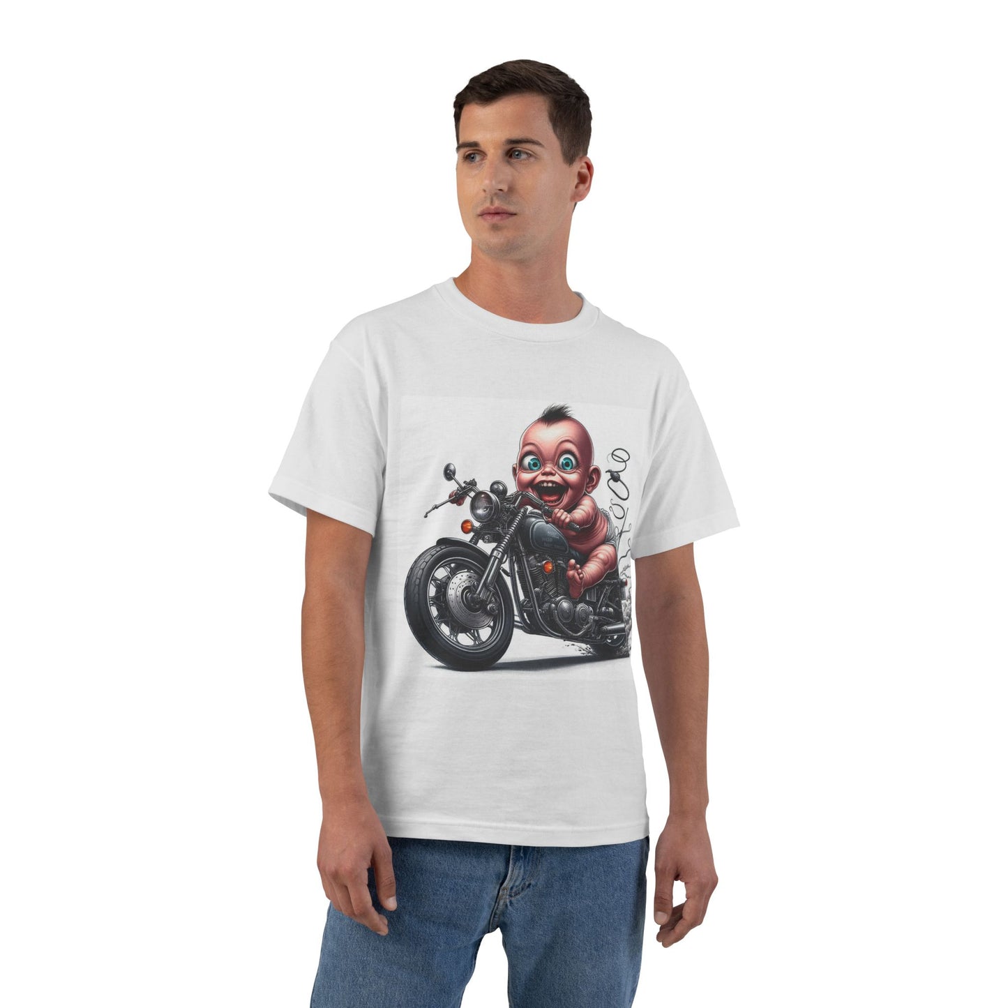 Funny Biker Baby T-Shirt — Cute Motorcycle Infant Tee