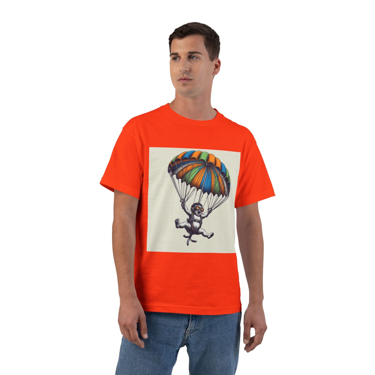 Parachute Baby T-Shirt — Cute Infant Paratrooper Design