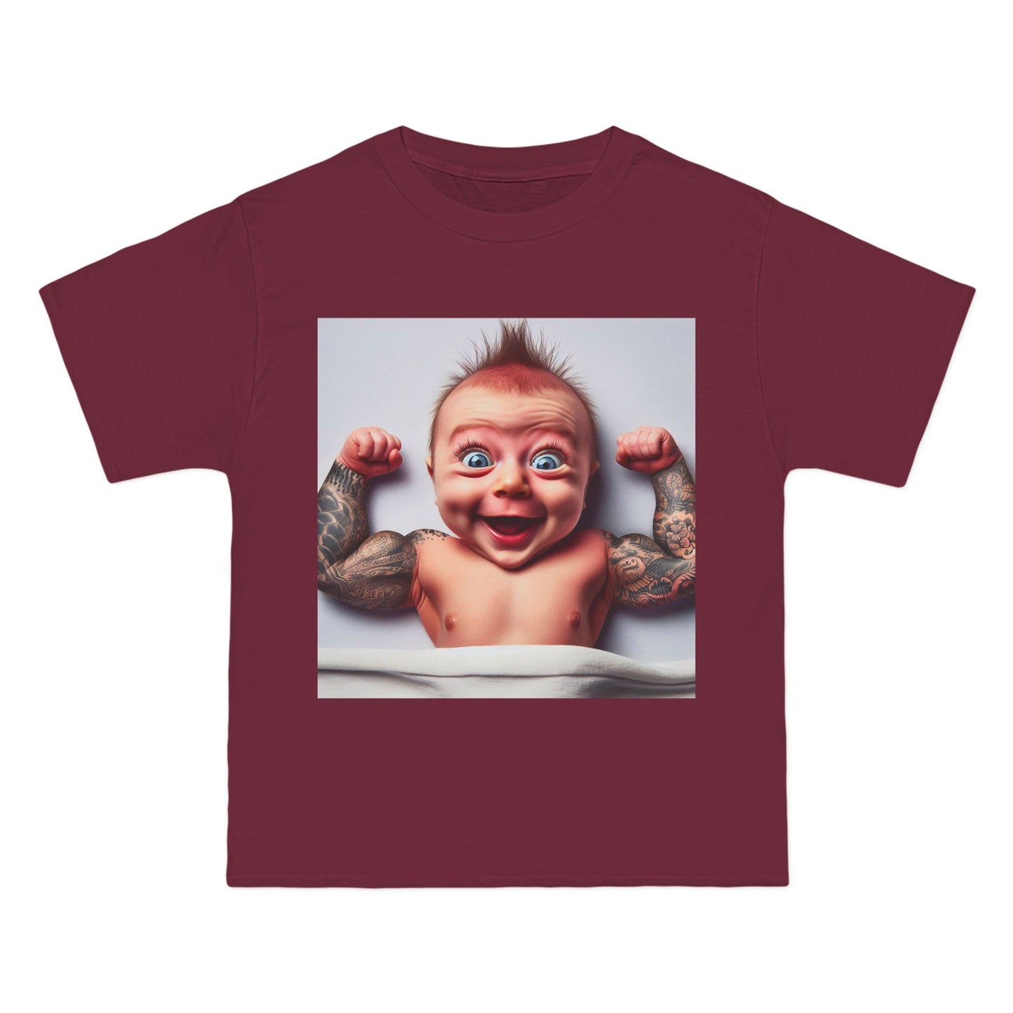Funny Muscle Baby T-Shirt — Cute Strong Baby Graphic Tee