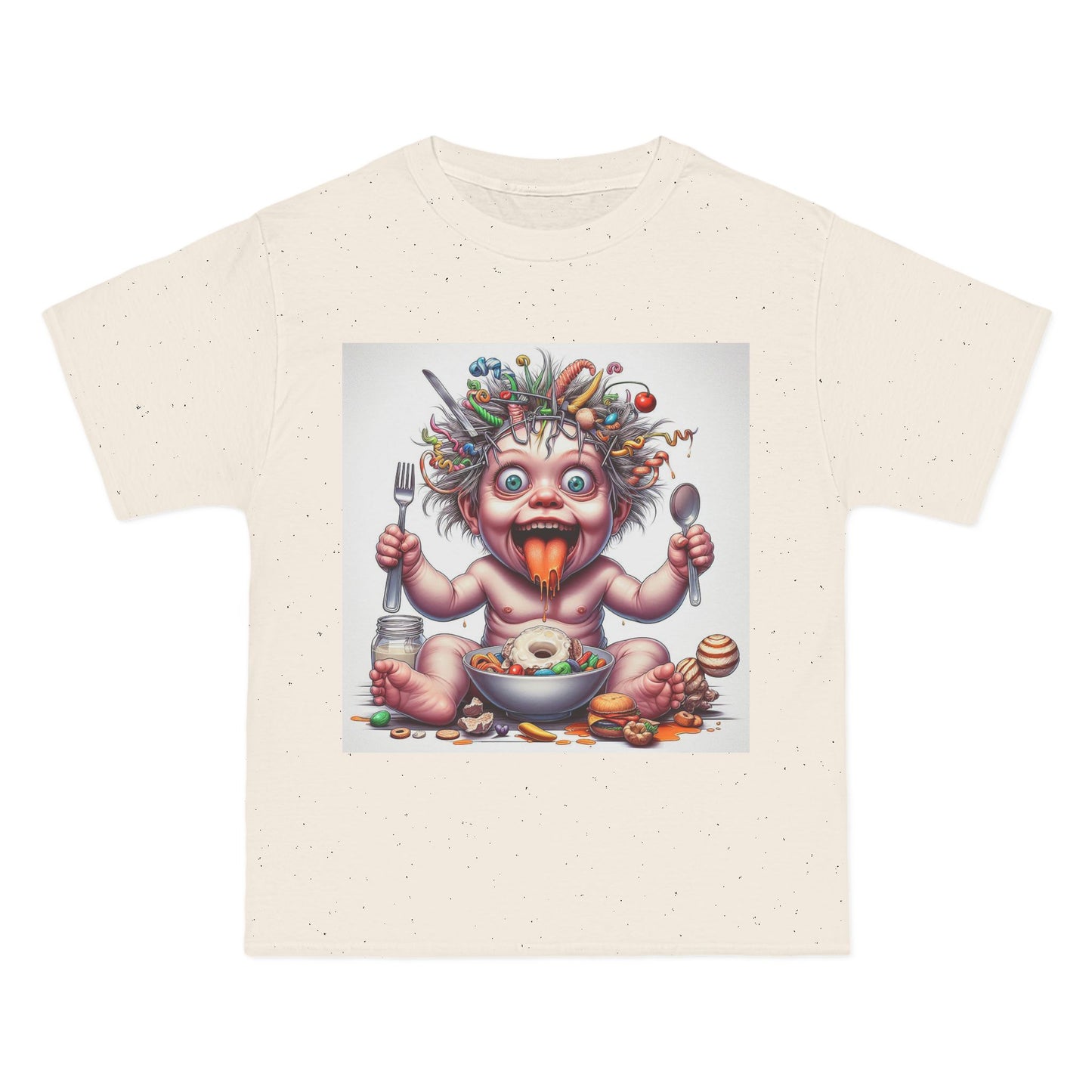 Crazy Baby Graphic T-Shirt — "crazy baby" Retro Design