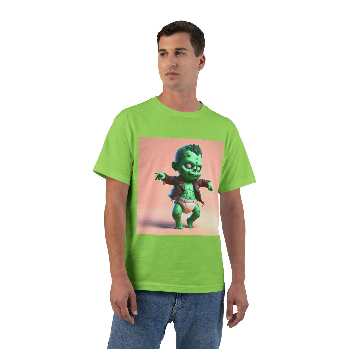 Zombie Diaper Baby T-Shirt — Funny Cute Horror Tee for Fans of Dark Humor