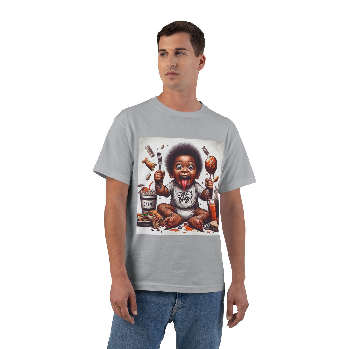Funny Messy Baby T-Shirt — Cute Infant Spit-Up & Food-Smear Design