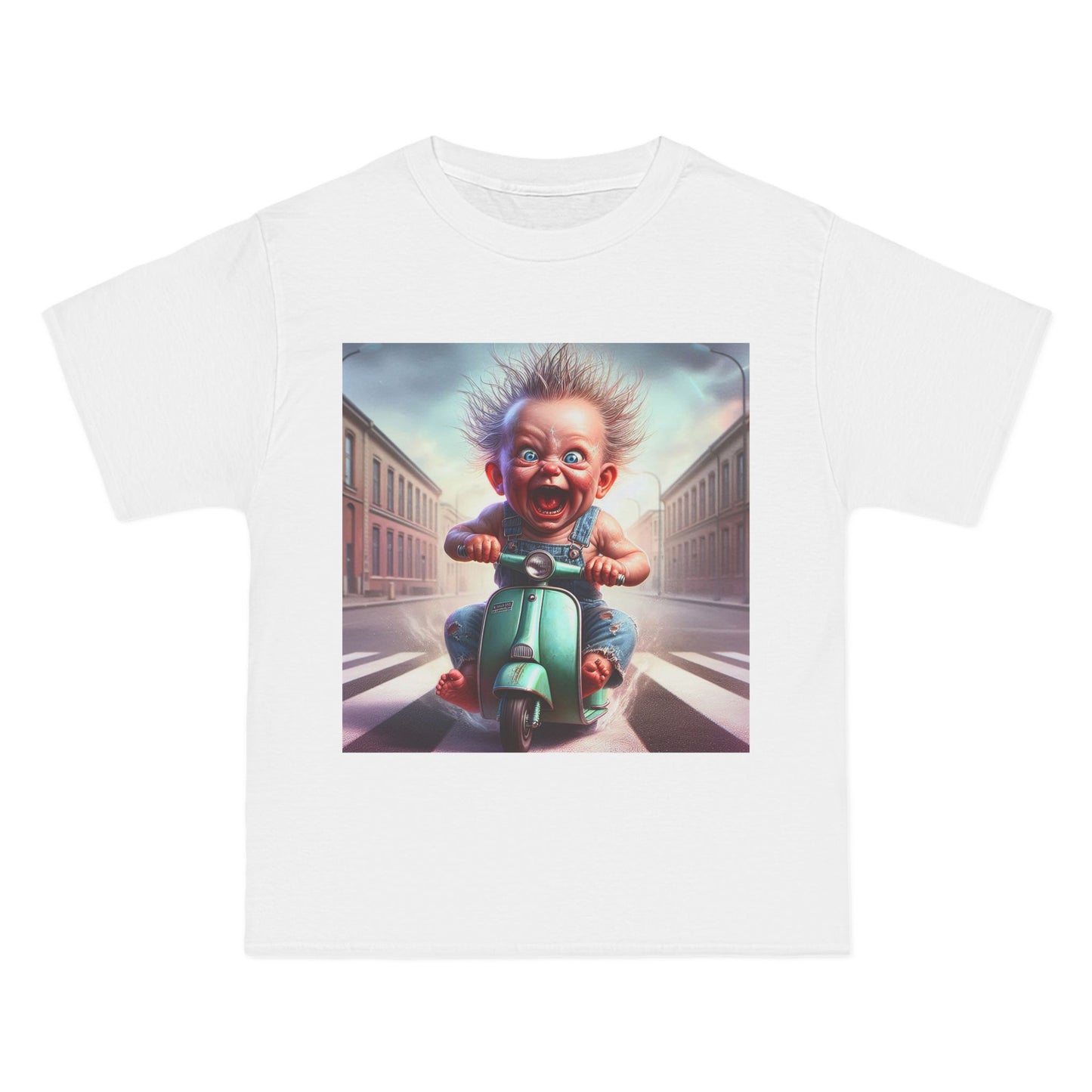 Crazy Baby on a Scooter T-Shirt