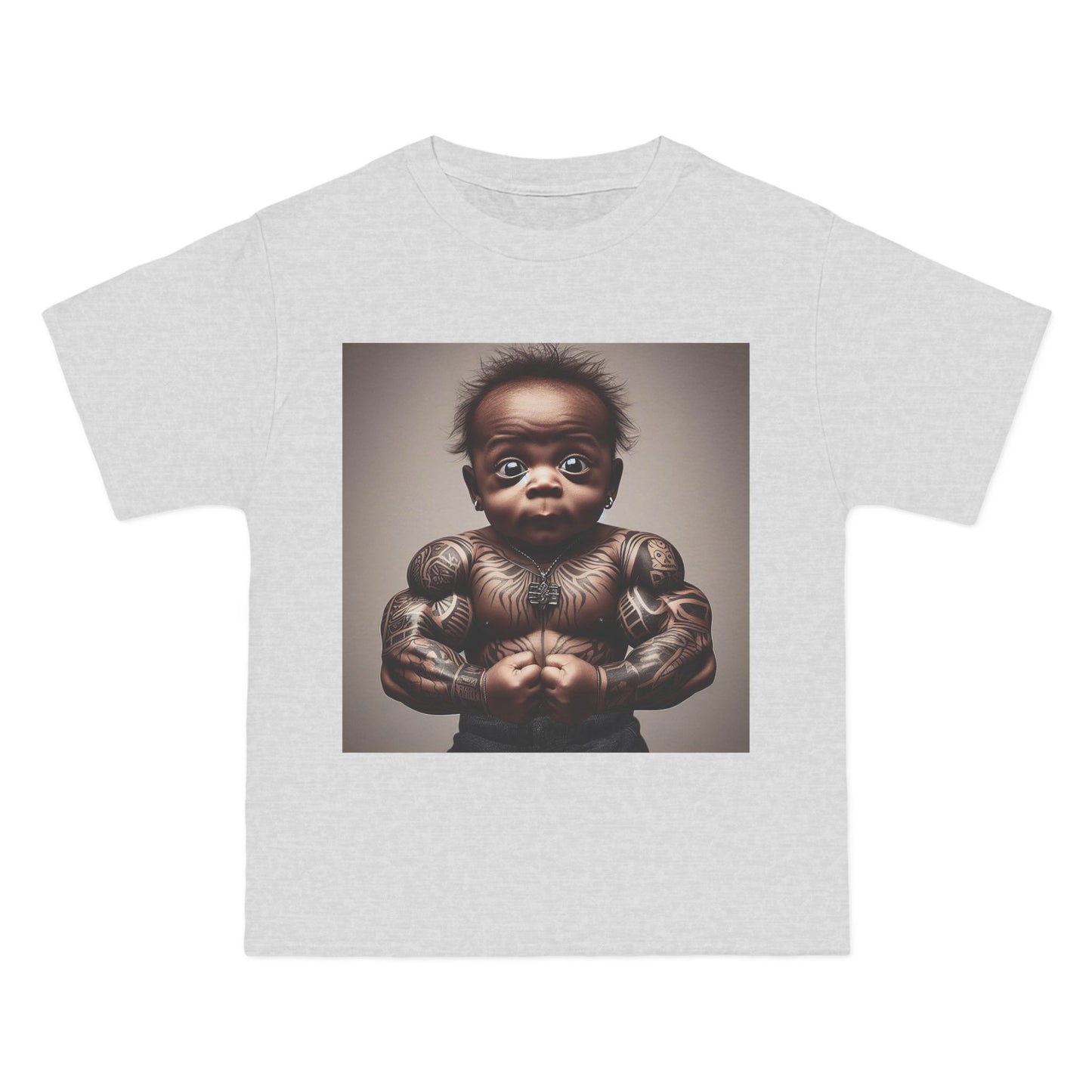 Funny Muscle Baby T-Shirt — Cute Strong Baby Graphic Tee