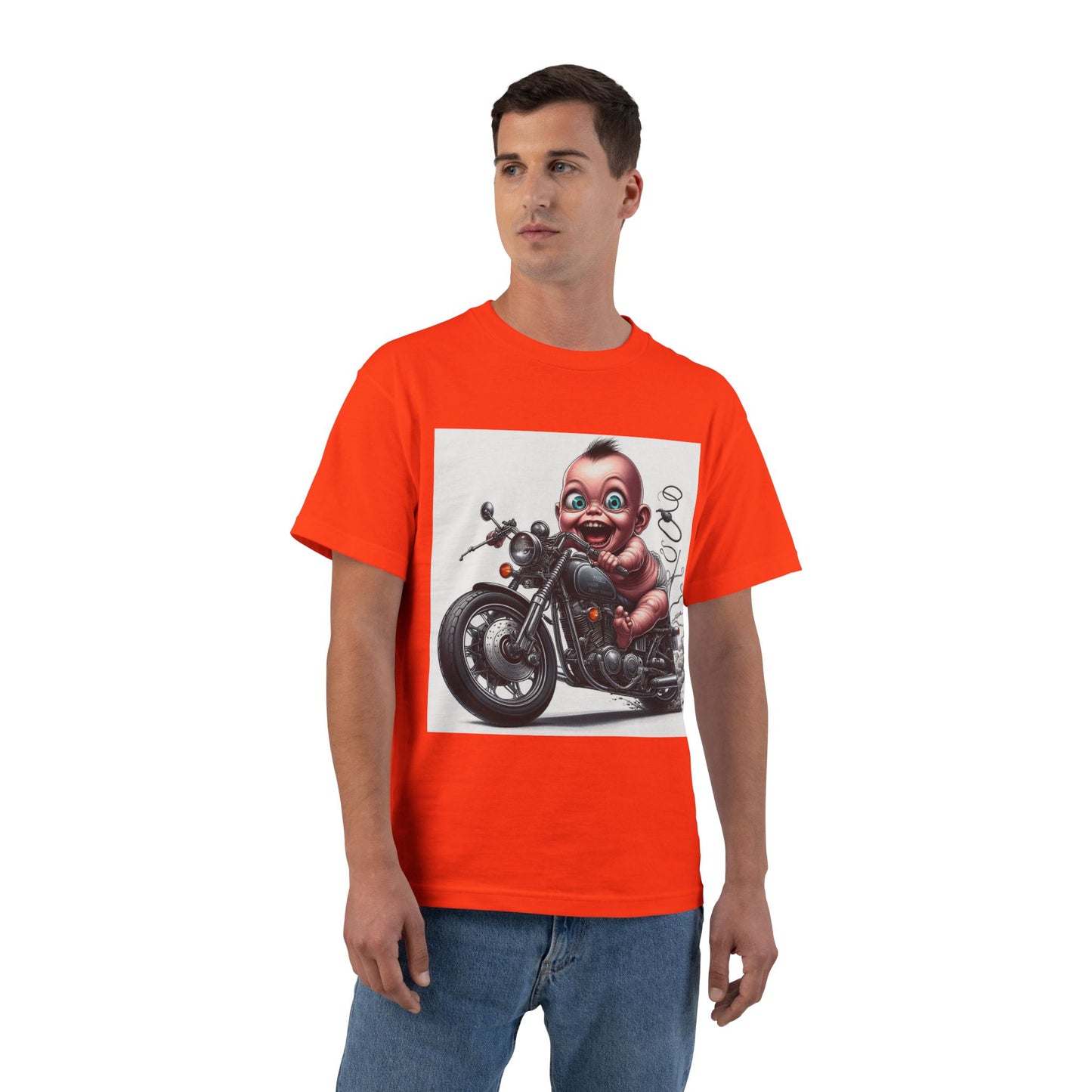 Funny Biker Baby T-Shirt — Cute Motorcycle Infant Tee