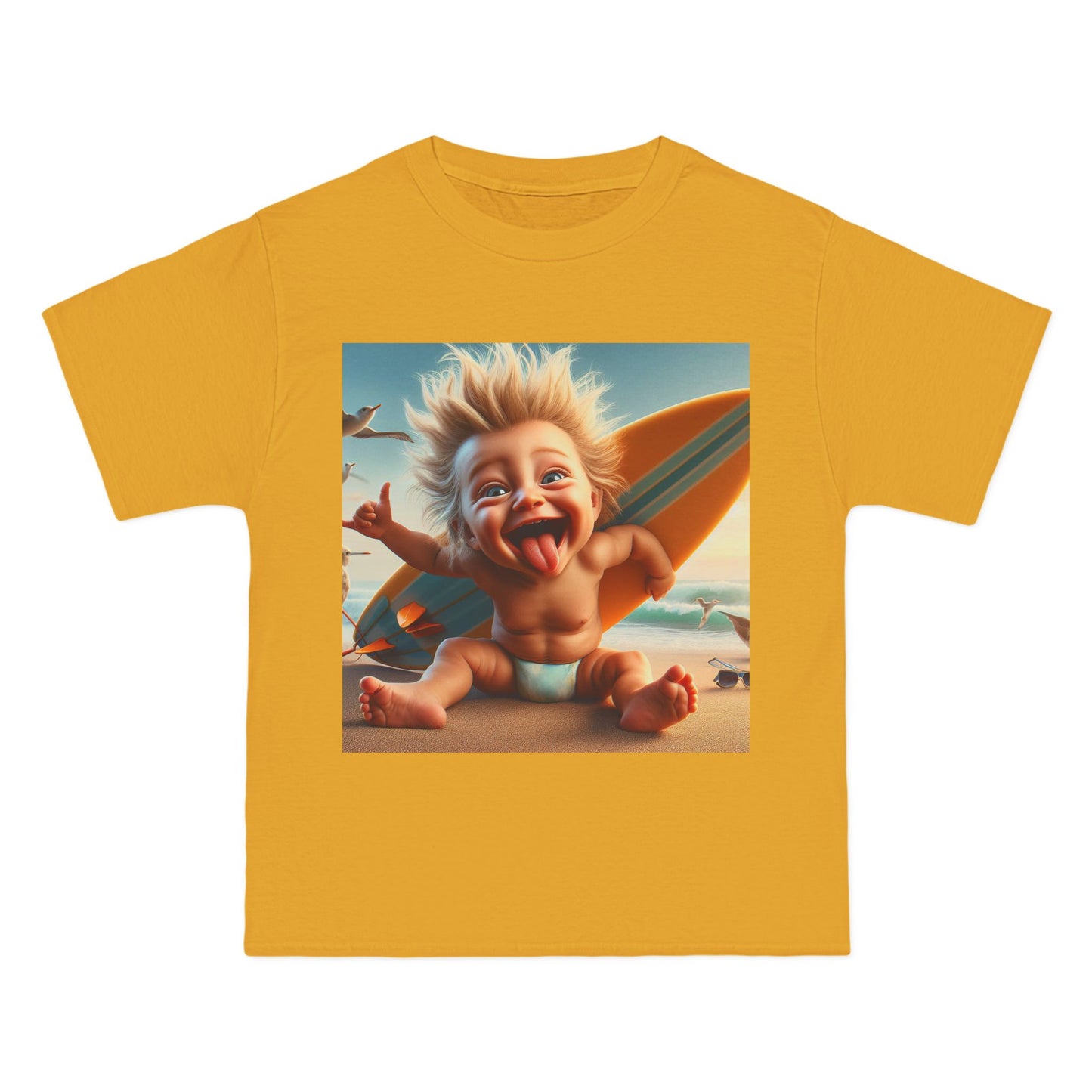 Crazy Surfer Baby T-Shirt — Cute Surf Graphic Tee for Kids