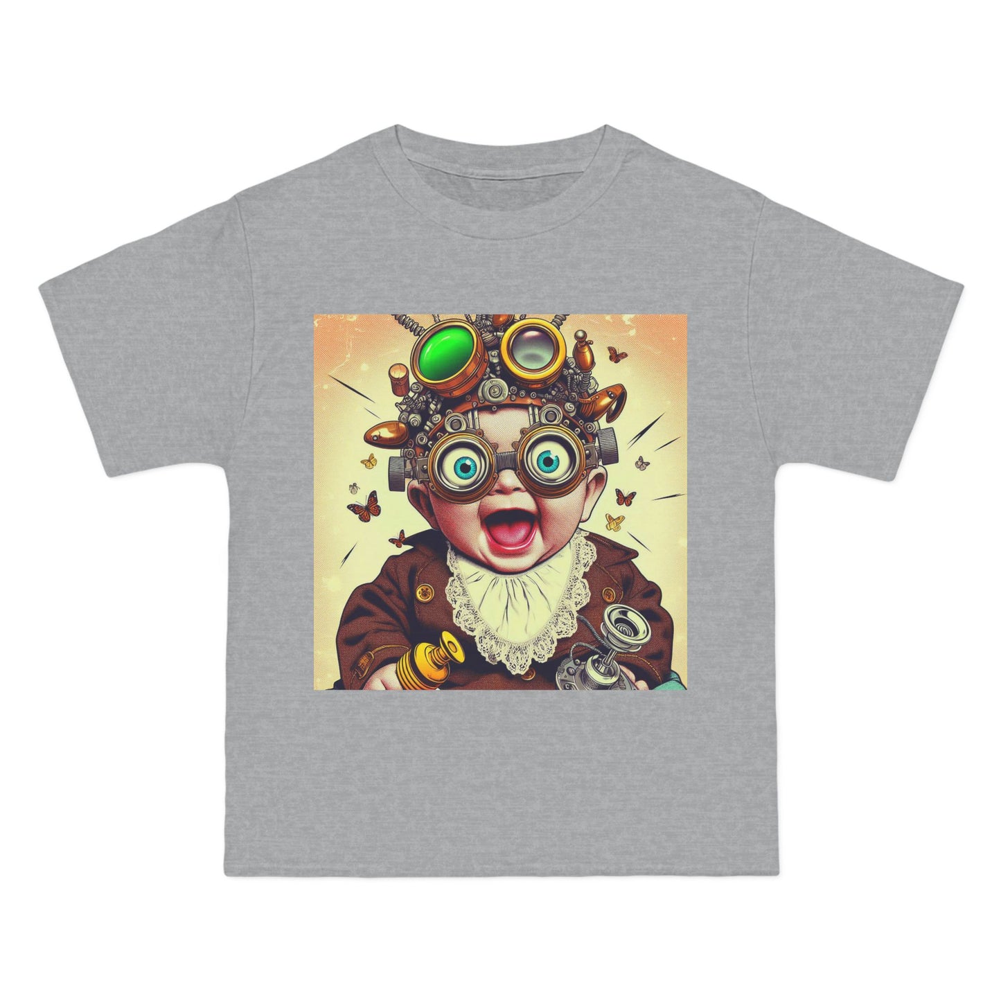 Steampunk Baby T-Shirt — Crazy Retro Mechanical Infant Design