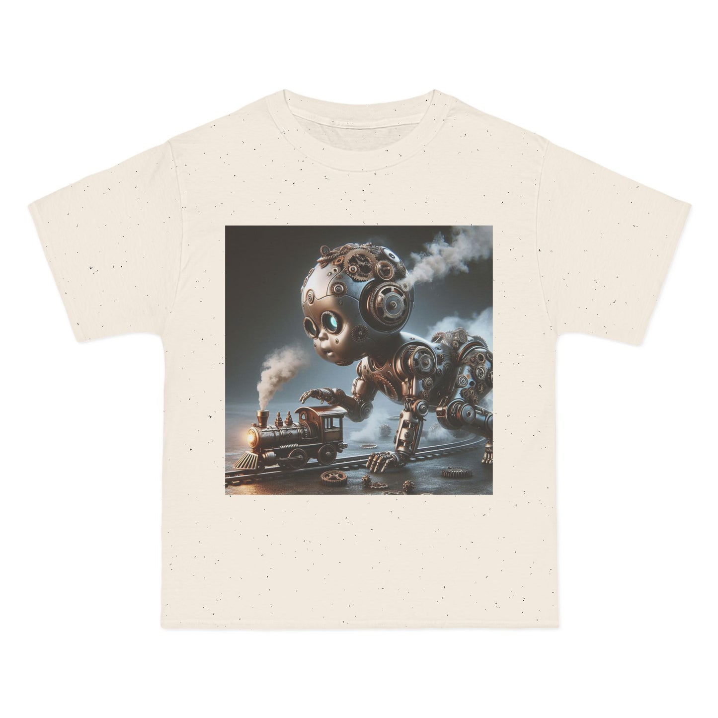 Steampunk Robot Baby T-Shirt — Funny Retro Mechanical Infant Tee