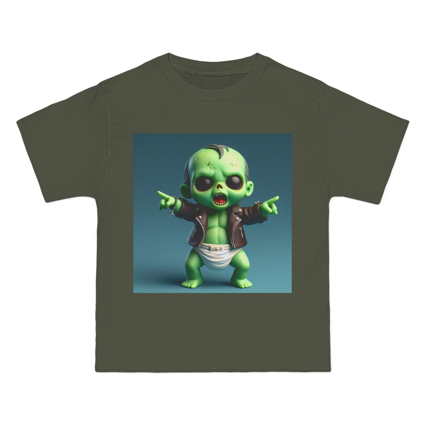 Cute Green Baby Zombie T-Shirt — Baby Zombie Graphic Tee