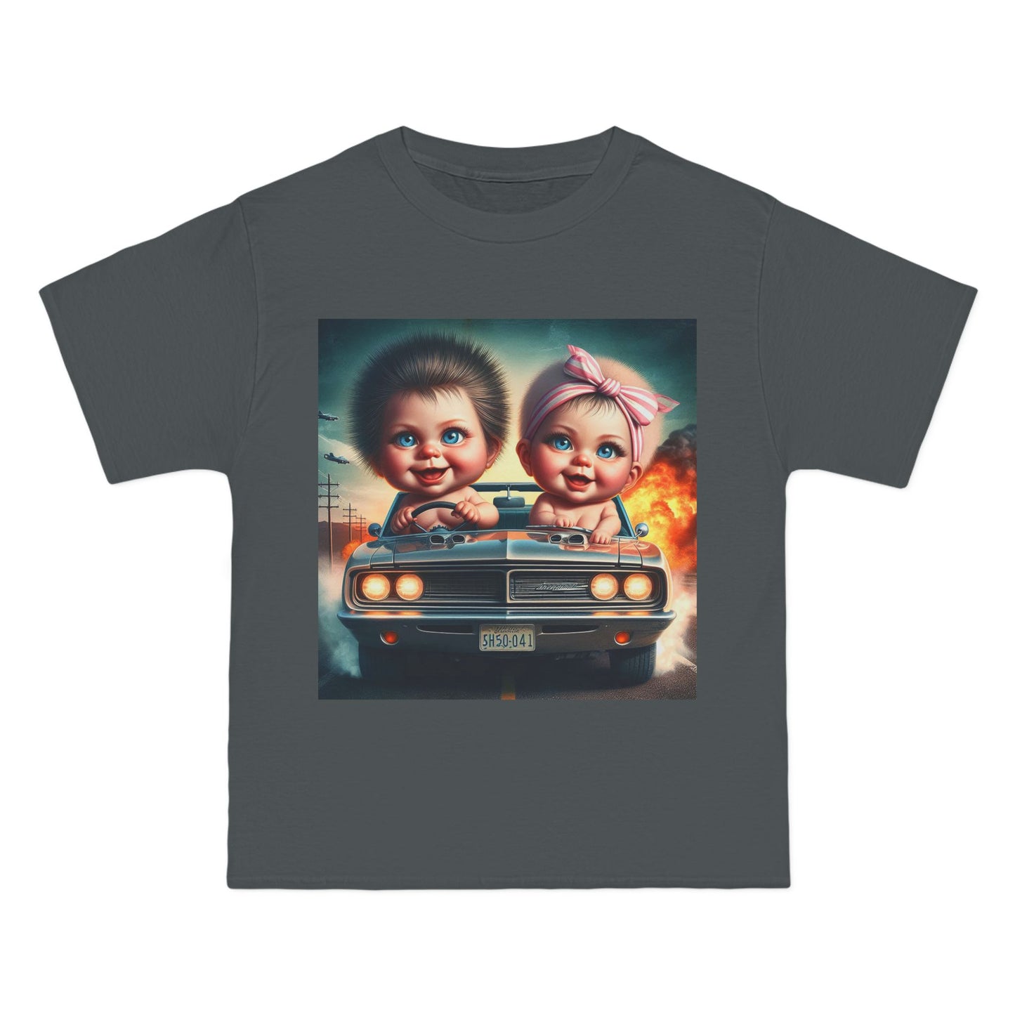 Funny Babies Driving Car T-Shirt — Cute Infant Road Trip Graphic Tee