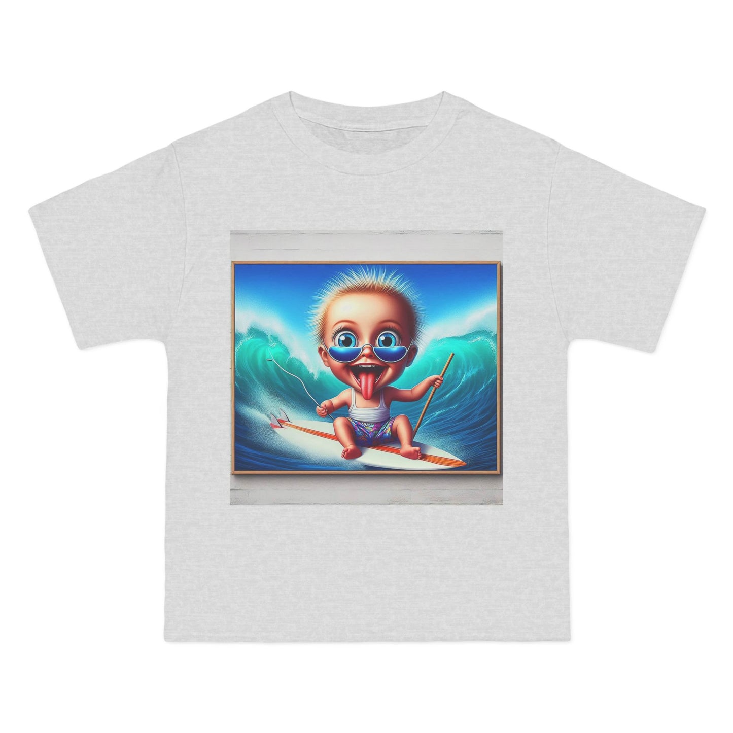 Crazy Surfer Baby T-Shirt — Retro Surf Graphic Tee for Kids