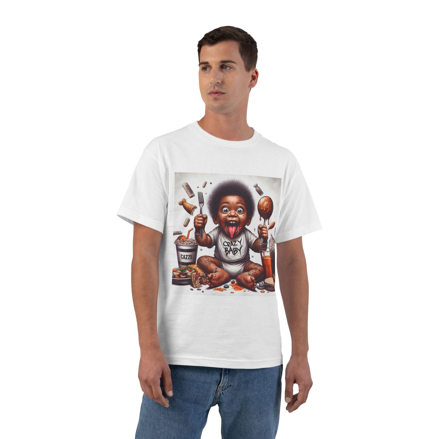Funny Messy Baby T-Shirt — Cute Infant Spit-Up & Food-Smear Design