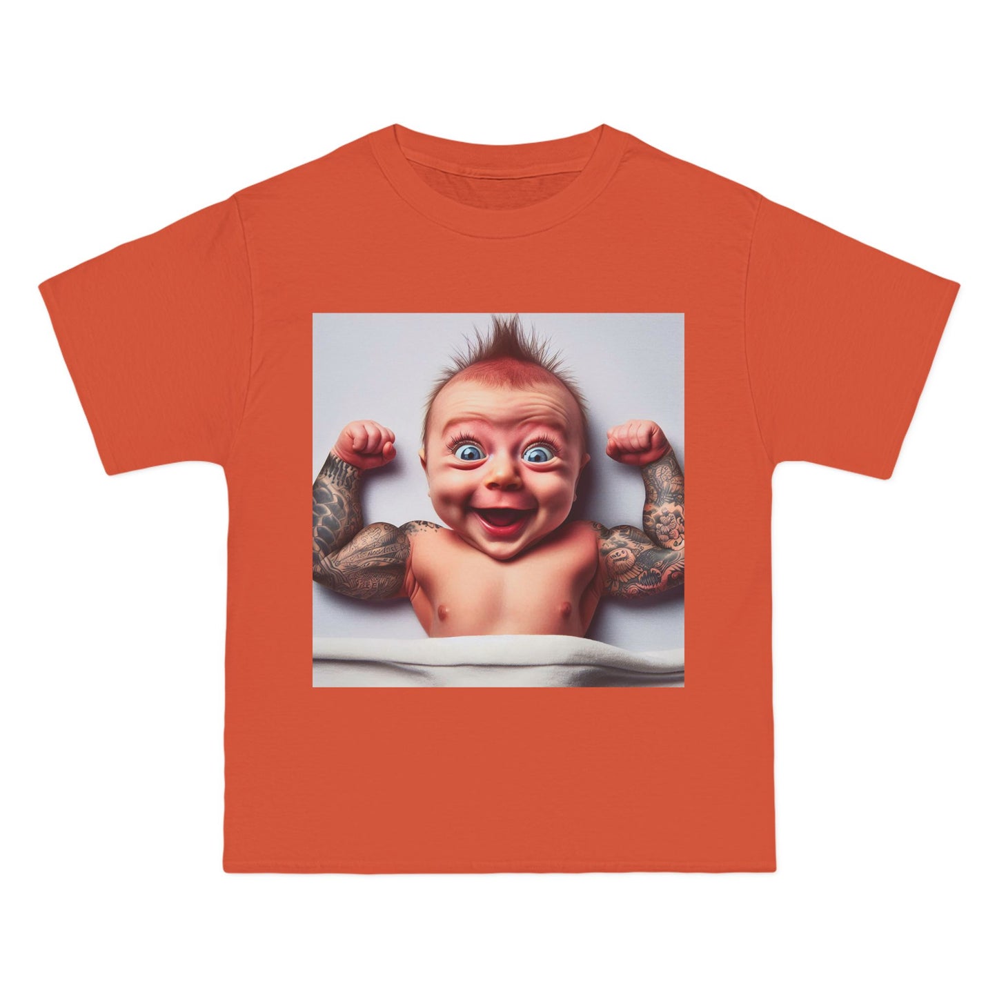 Funny Muscle Baby T-Shirt — Cute Strong Baby Graphic Tee