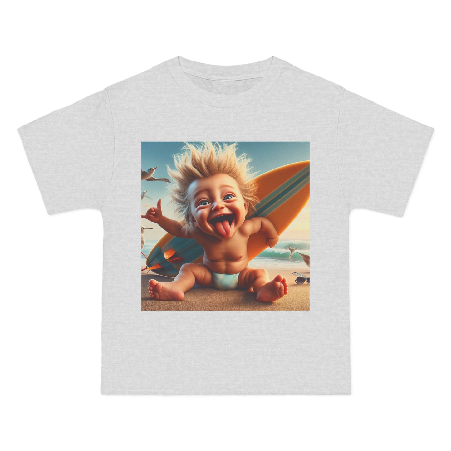 Crazy Surfer Baby T-Shirt — Cute Surf Graphic Tee for Kids