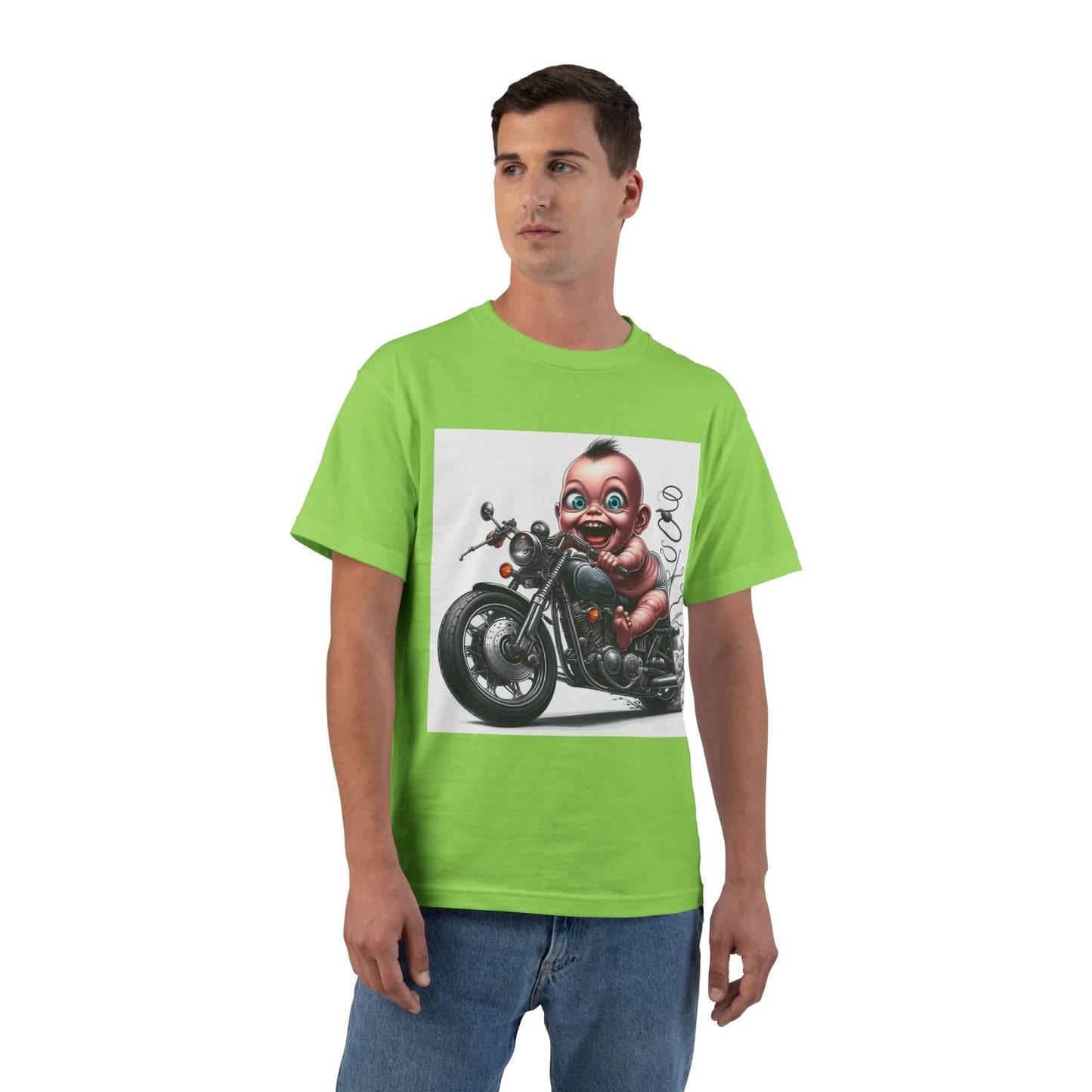 Funny Biker Baby T-Shirt — Cute Motorcycle Infant Tee