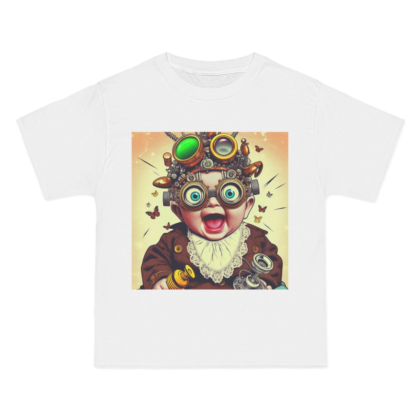 Steampunk Baby T-Shirt — Crazy Retro Mechanical Infant Design