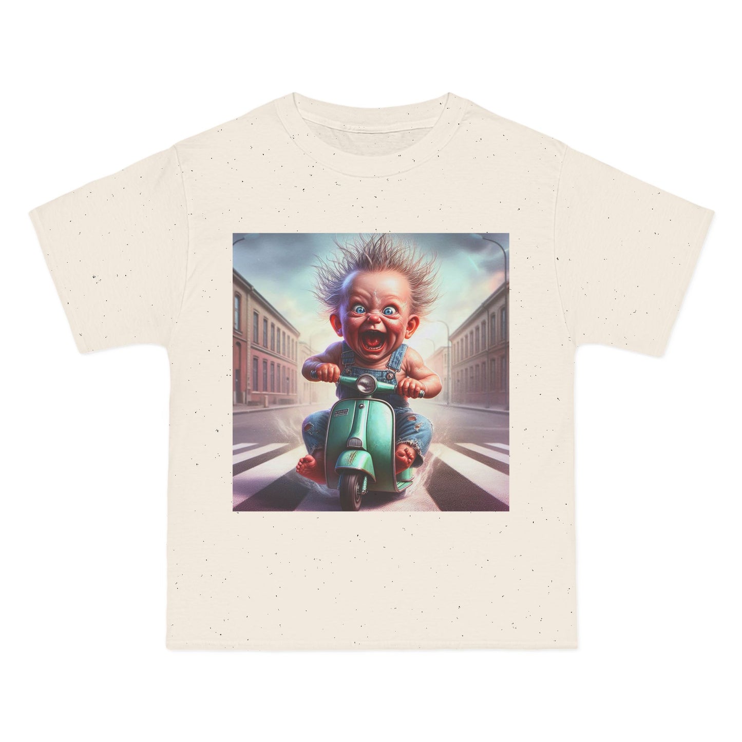 Crazy Baby on a Scooter T-Shirt