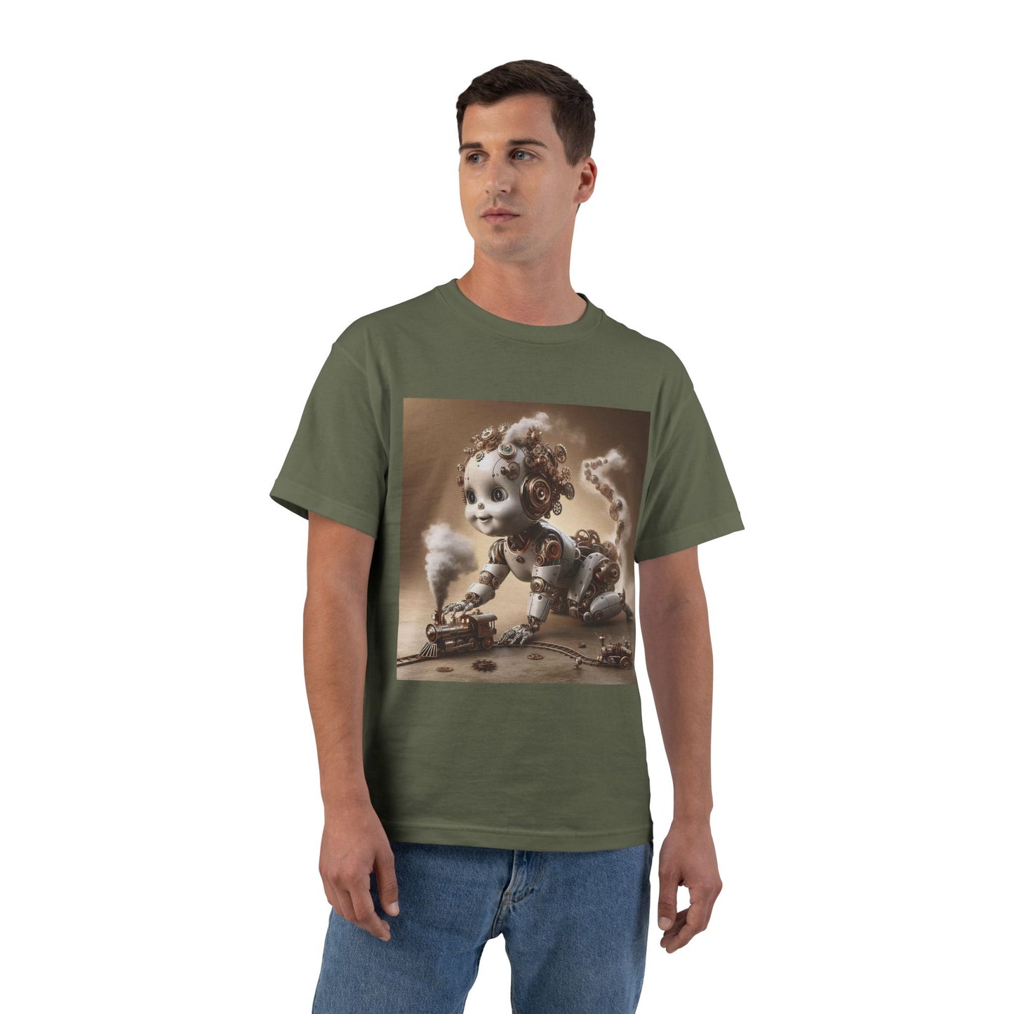 Funny Steampunk Baby T-Shirt — Cute Retro Steampunk Infant Tee