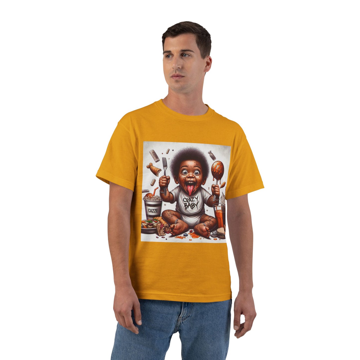 Funny Messy Baby T-Shirt — Cute Infant Spit-Up & Food-Smear Design