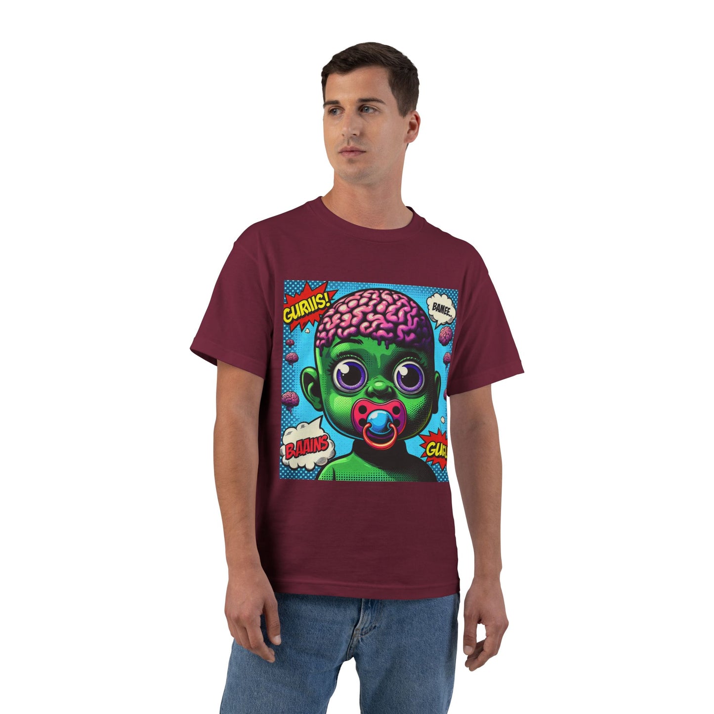 Zombie Baby Brain Pacifier T-Shirt