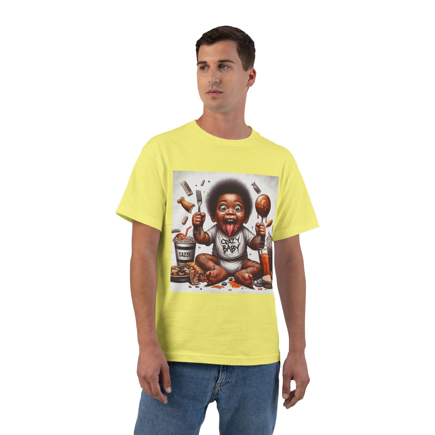 Funny Messy Baby T-Shirt — Cute Infant Spit-Up & Food-Smear Design