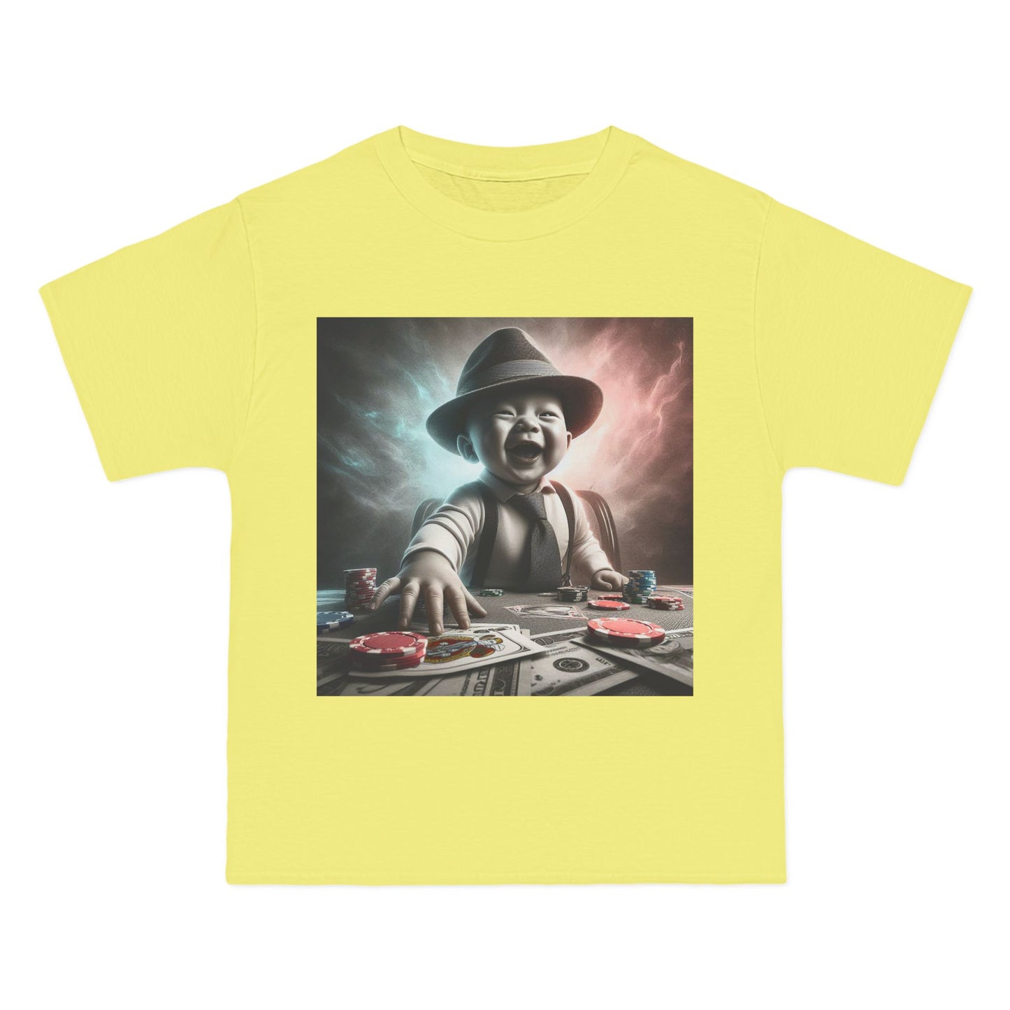 Funny Poker Baby T-Shirt — Cute Baby Playing Cards Design