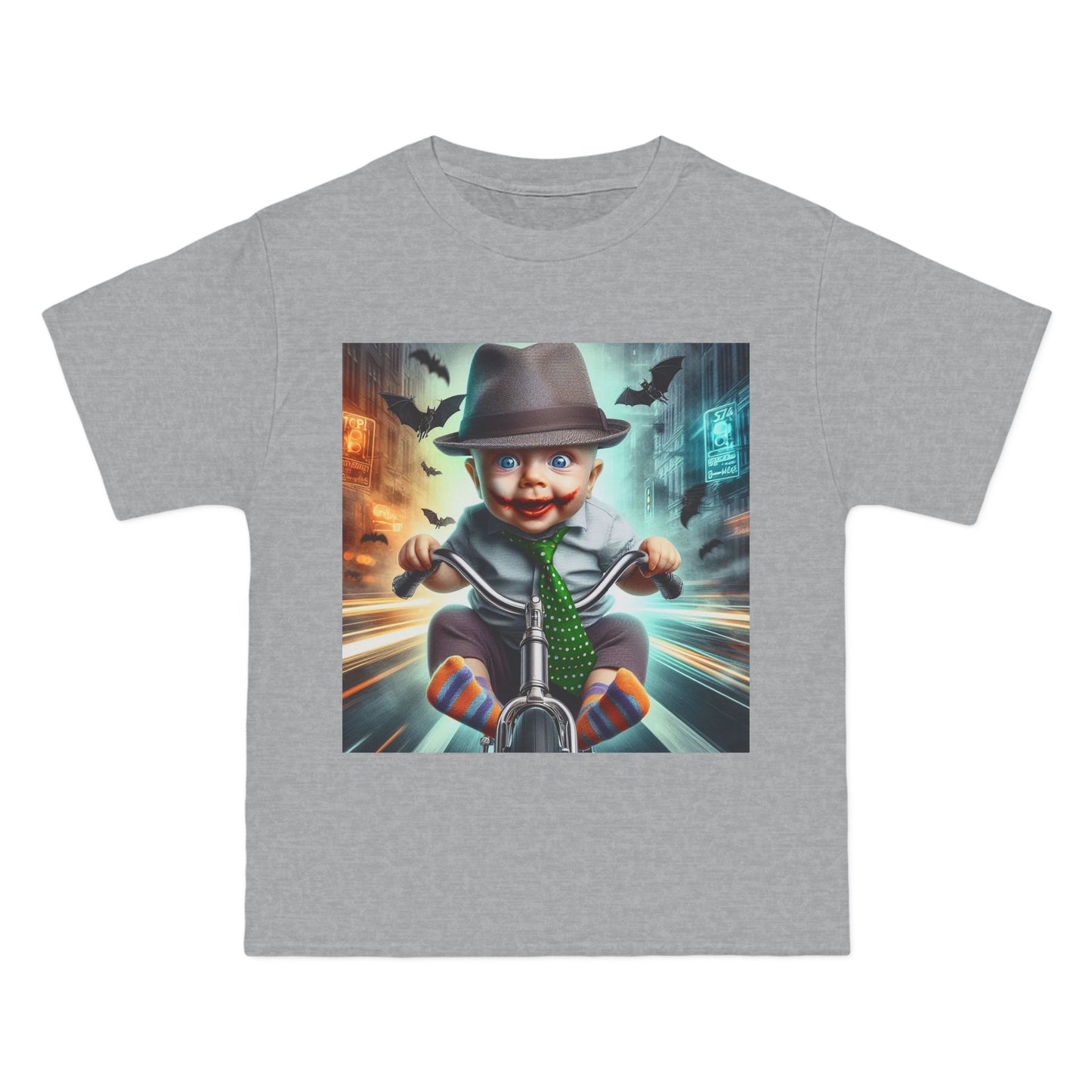 Crazy Baby Riding a Bicycle T-Shirt