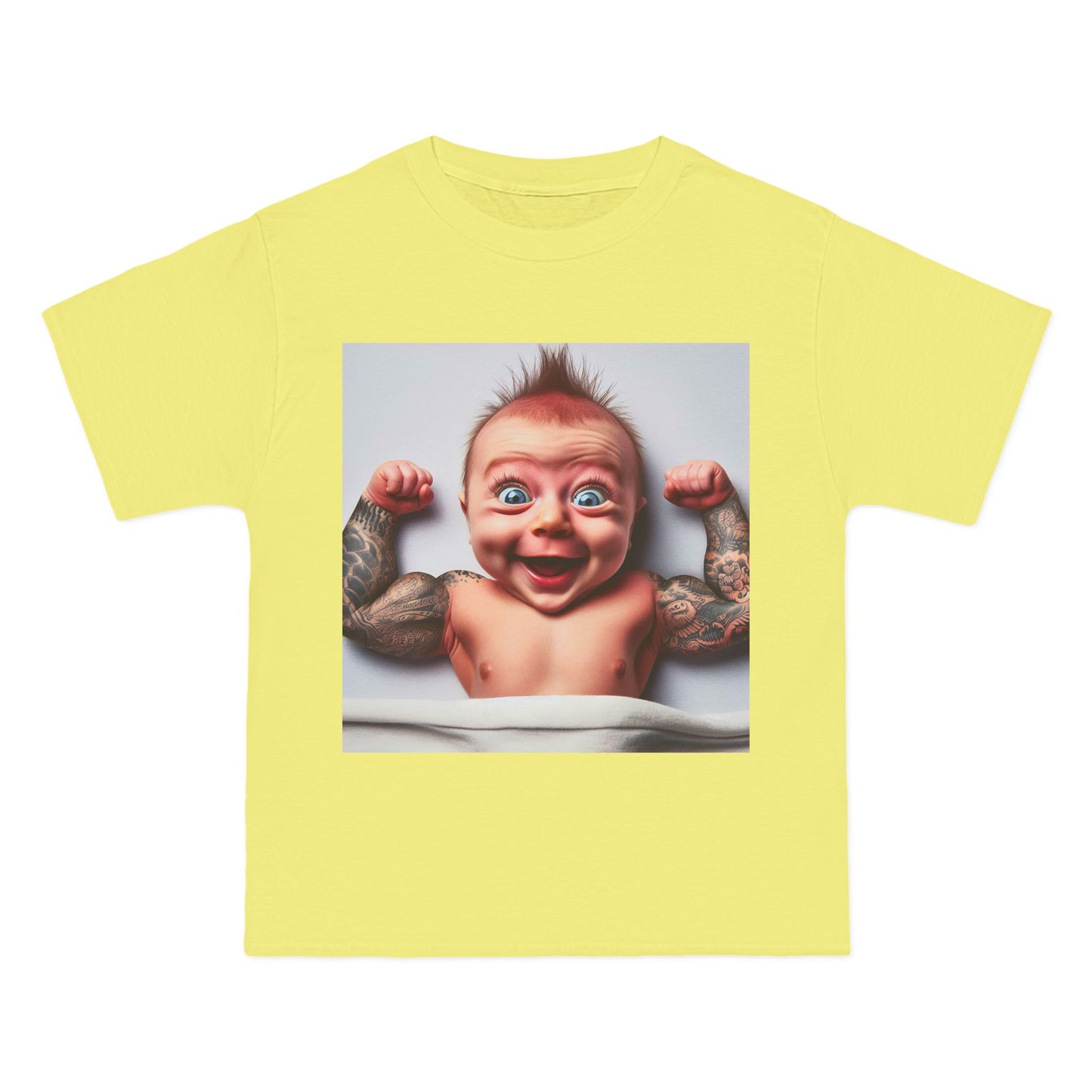 Funny Muscle Baby T-Shirt — Cute Strong Baby Graphic Tee