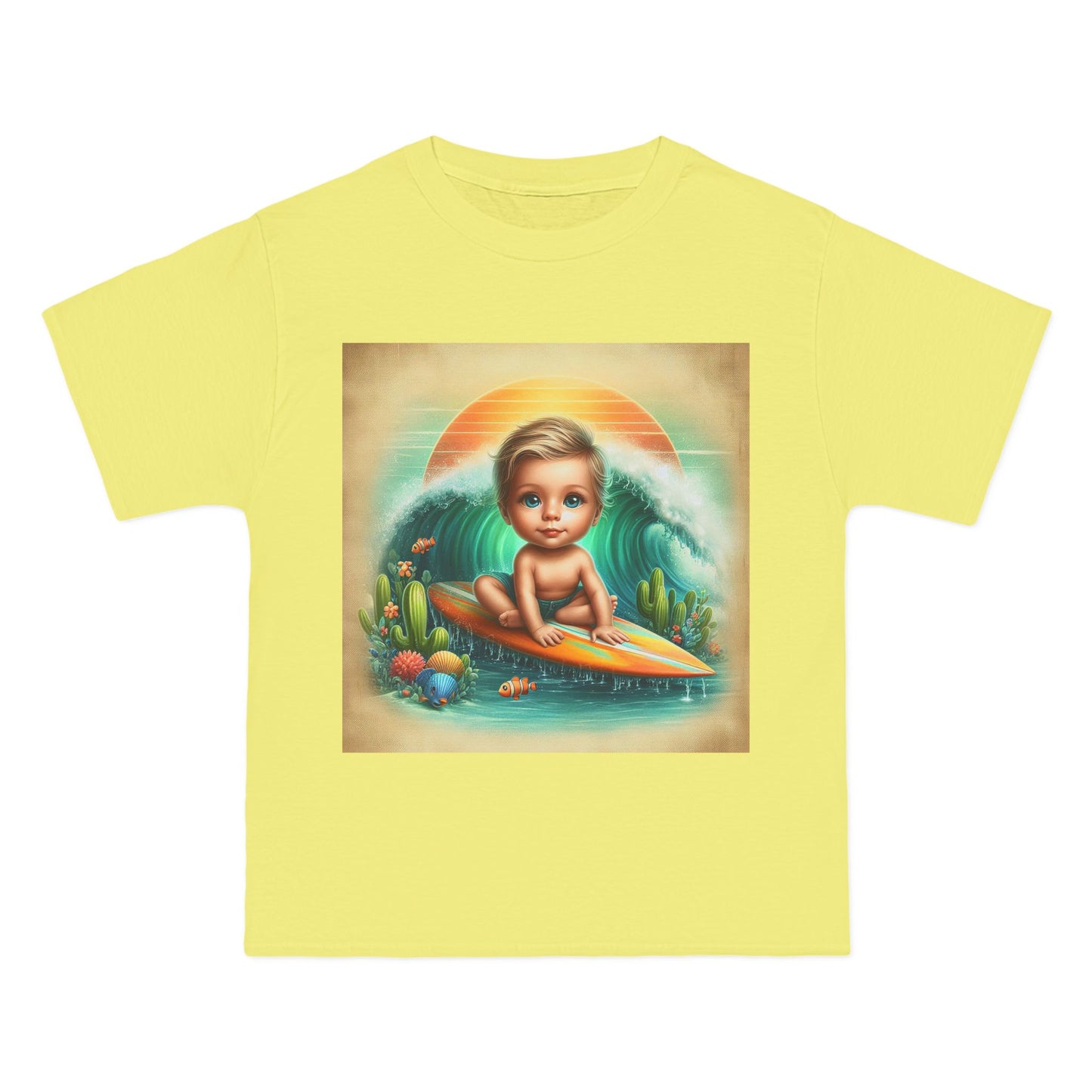 Funny Surfer Baby T-Shirt — Cute Beach Baby Graphic Tee