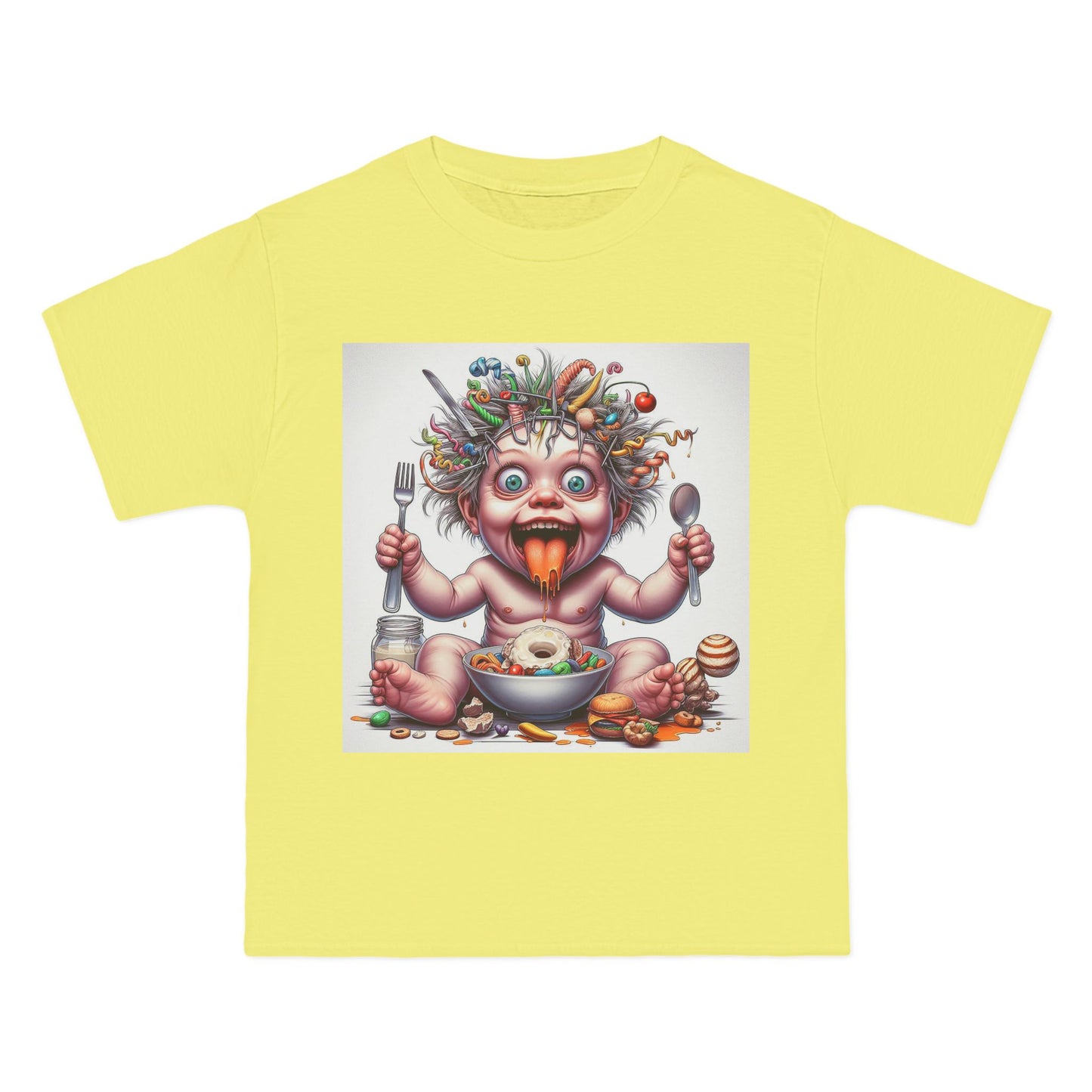 Crazy Baby Graphic T-Shirt — "crazy baby" Retro Design