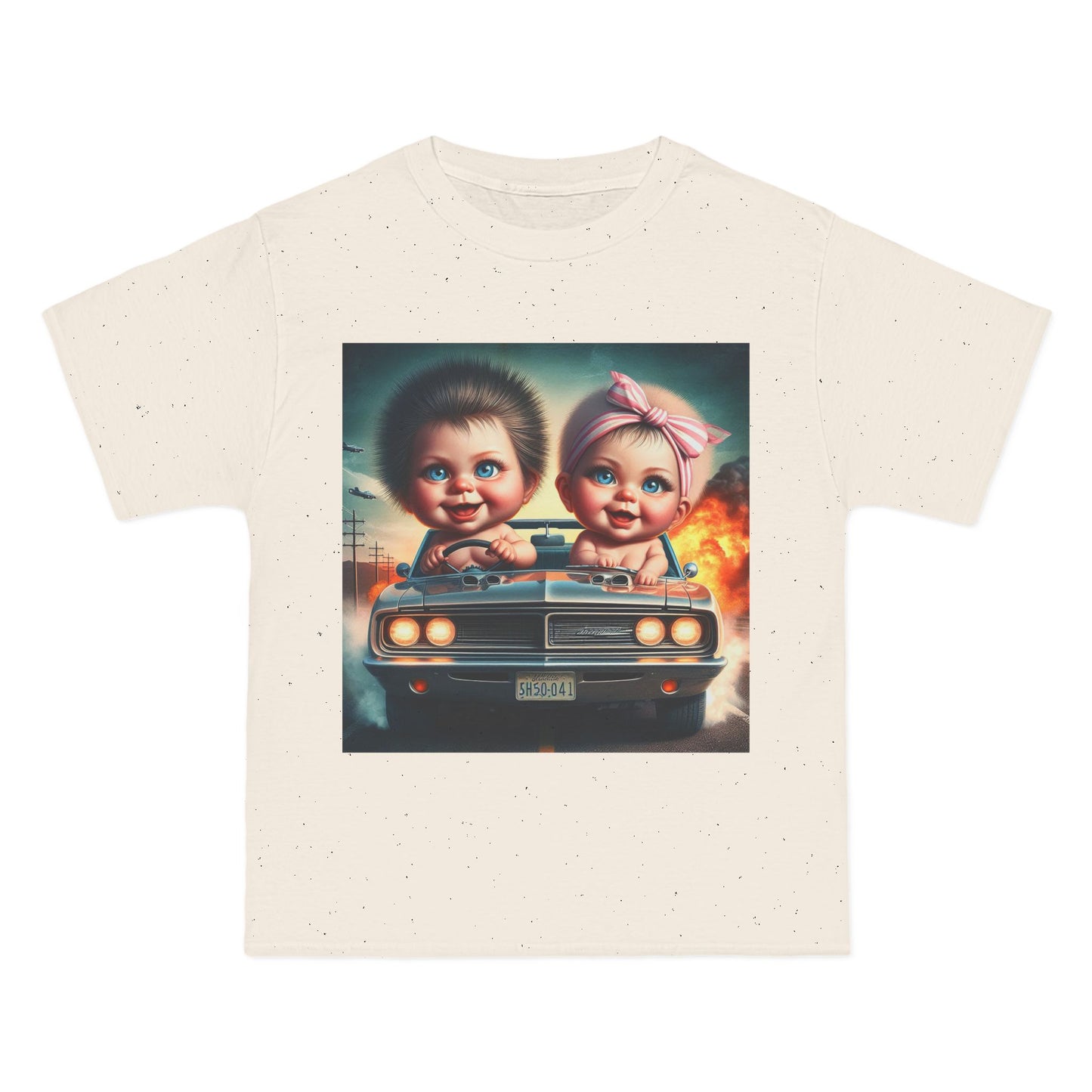Funny Babies Driving Car T-Shirt — Cute Infant Road Trip Graphic Tee