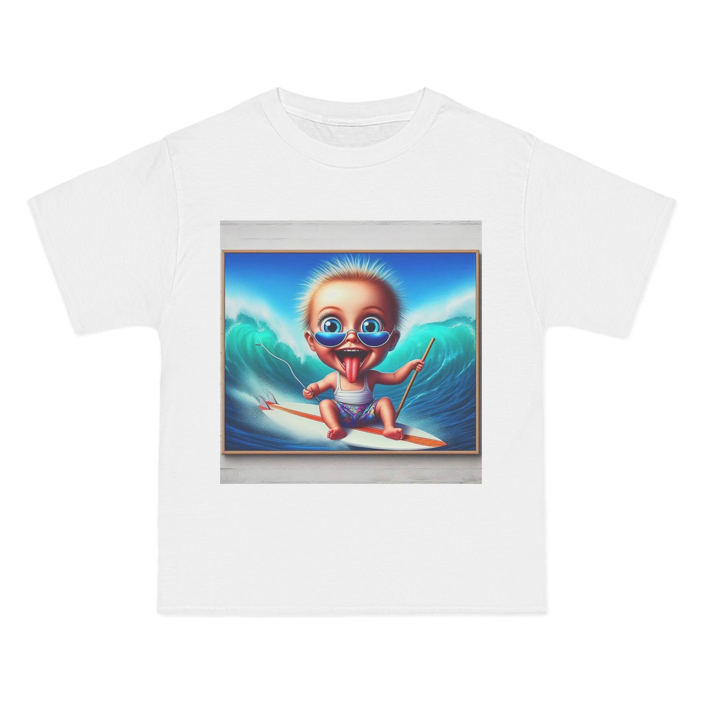 Crazy Surfer Baby T-Shirt — Retro Surf Graphic Tee for Kids