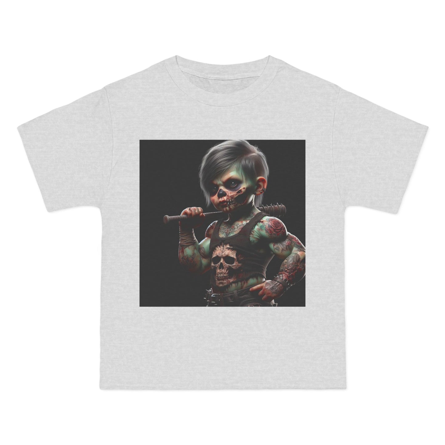 Zombie Muscle Baby T-Shirt — Cute Scary Infant Zombie Design