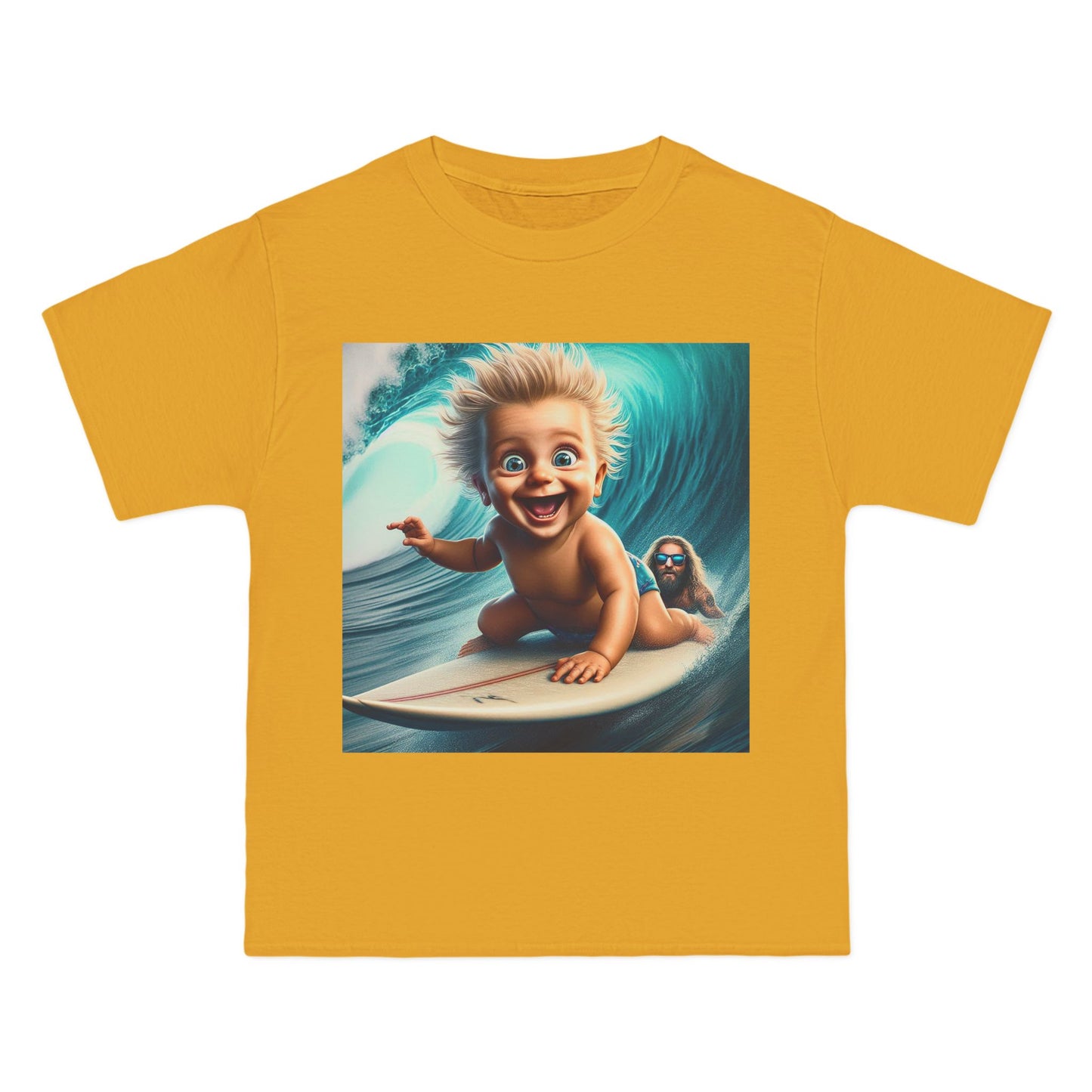 Funny Baby Surfing T-Shirt — Cute Surfing Infant Graphic Tee