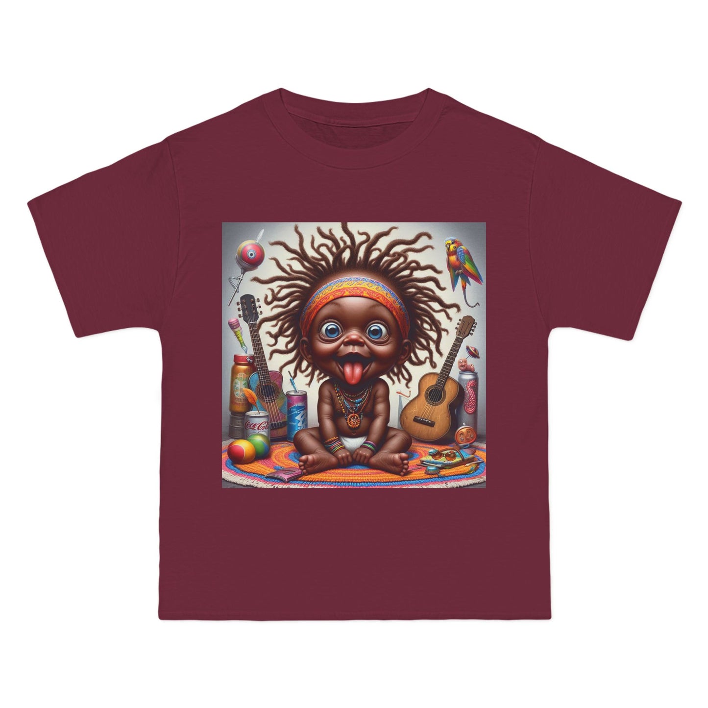 Crazy Guitar Baby T-Shirt — Funny Retro Music Tee
