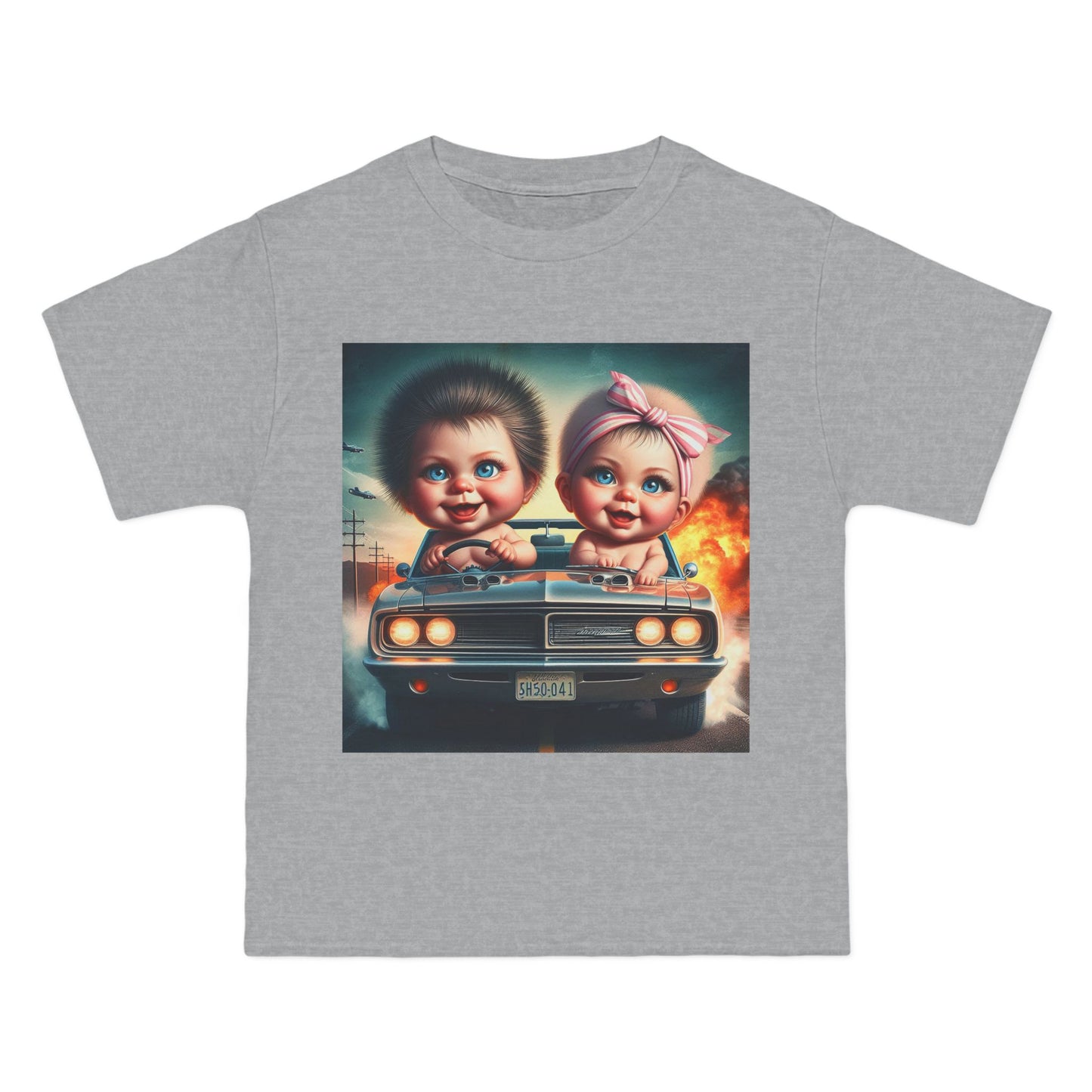 Funny Babies Driving Car T-Shirt — Cute Infant Road Trip Graphic Tee