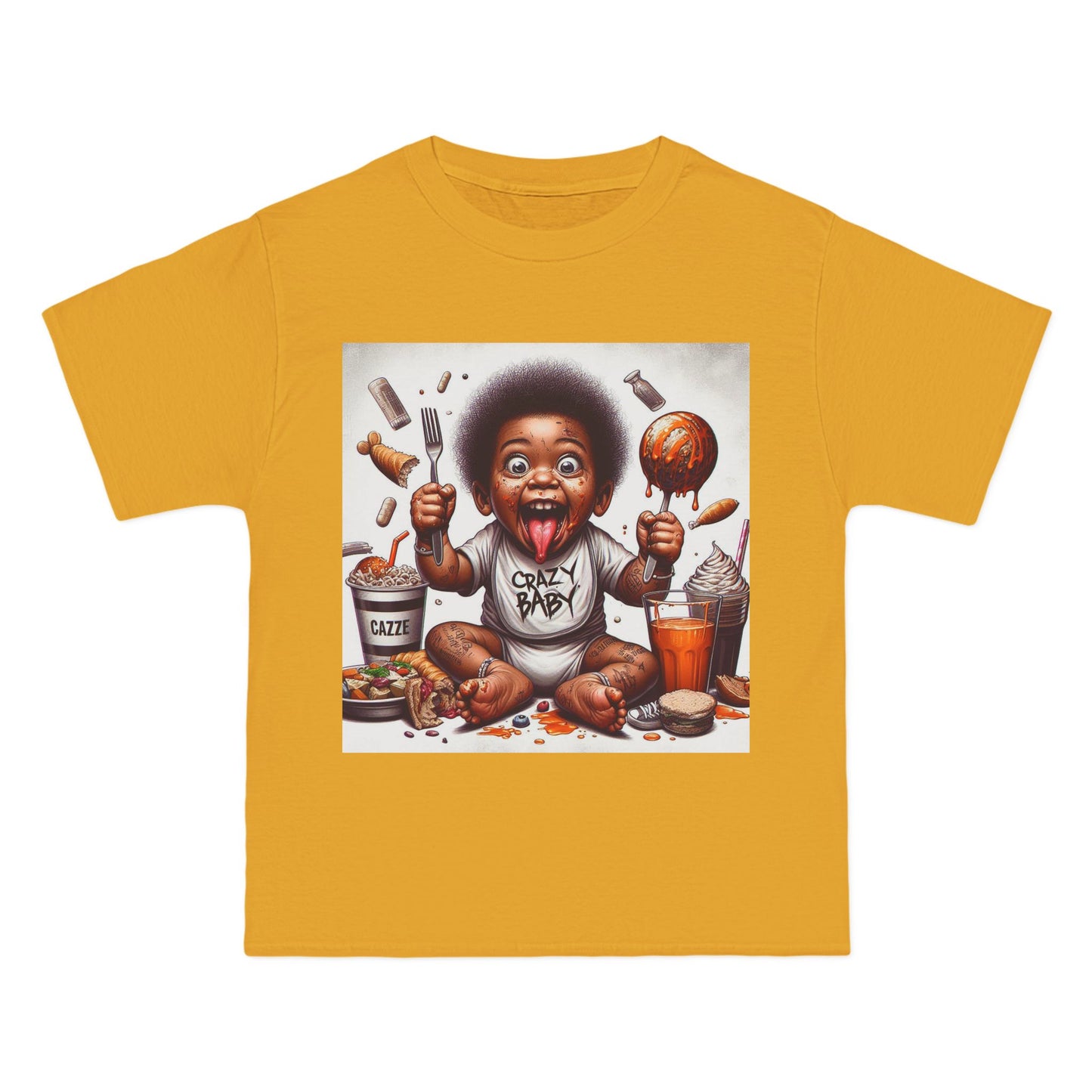 Funny Messy Baby T-Shirt — Cute Infant Spit-Up & Food-Smear Design
