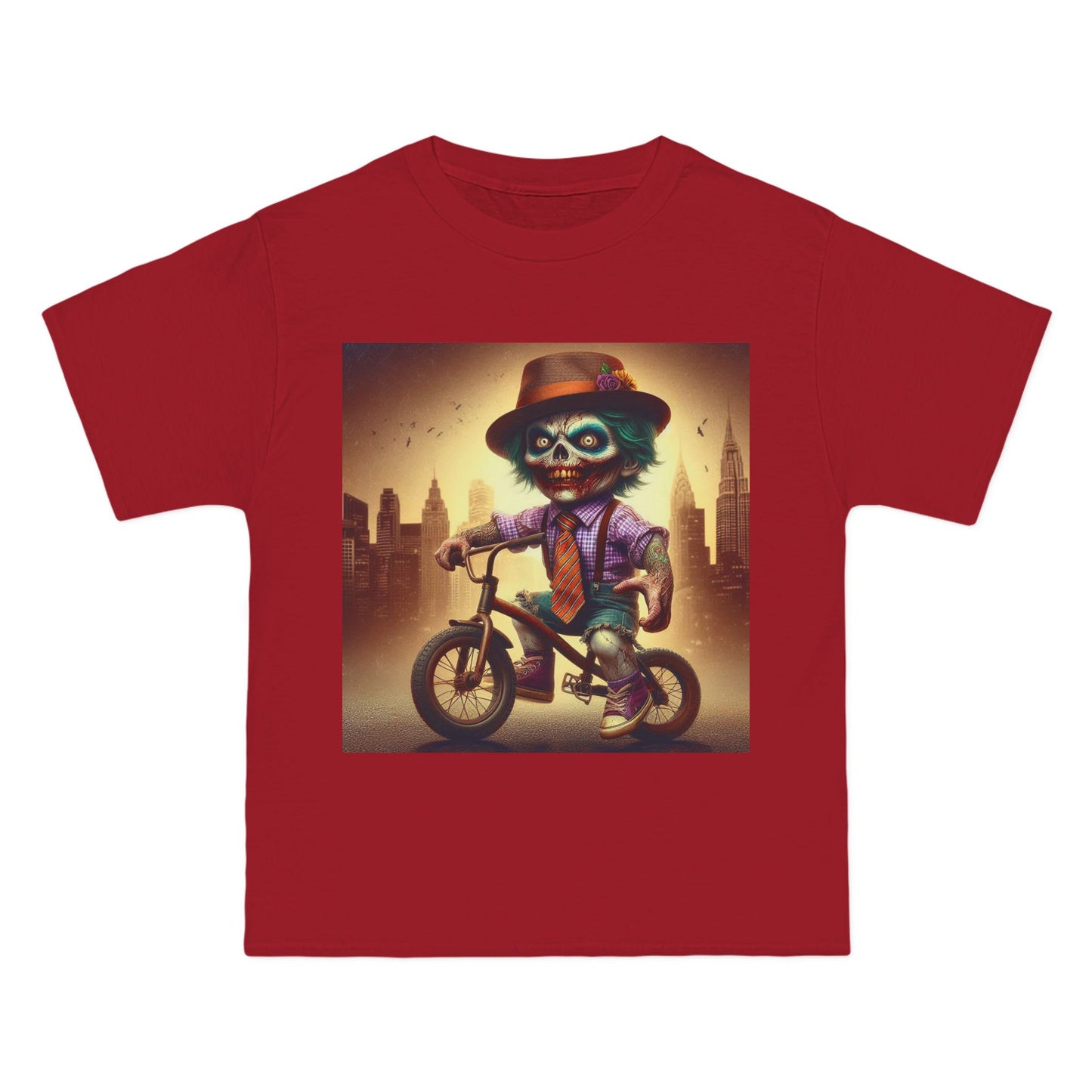 Zombie Bike T-Shirt — Spooky Biker Graphic Tee
